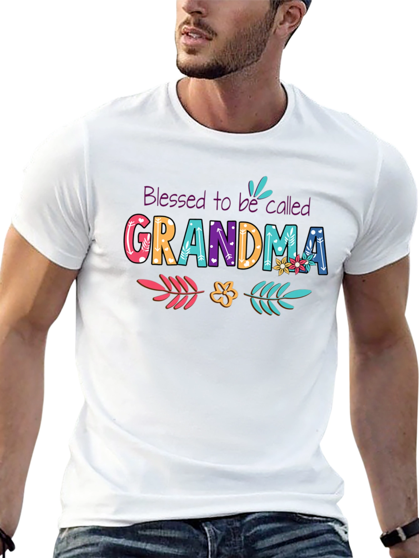 Blessed Grandma Graphic Tee - Gift for Grandmothers