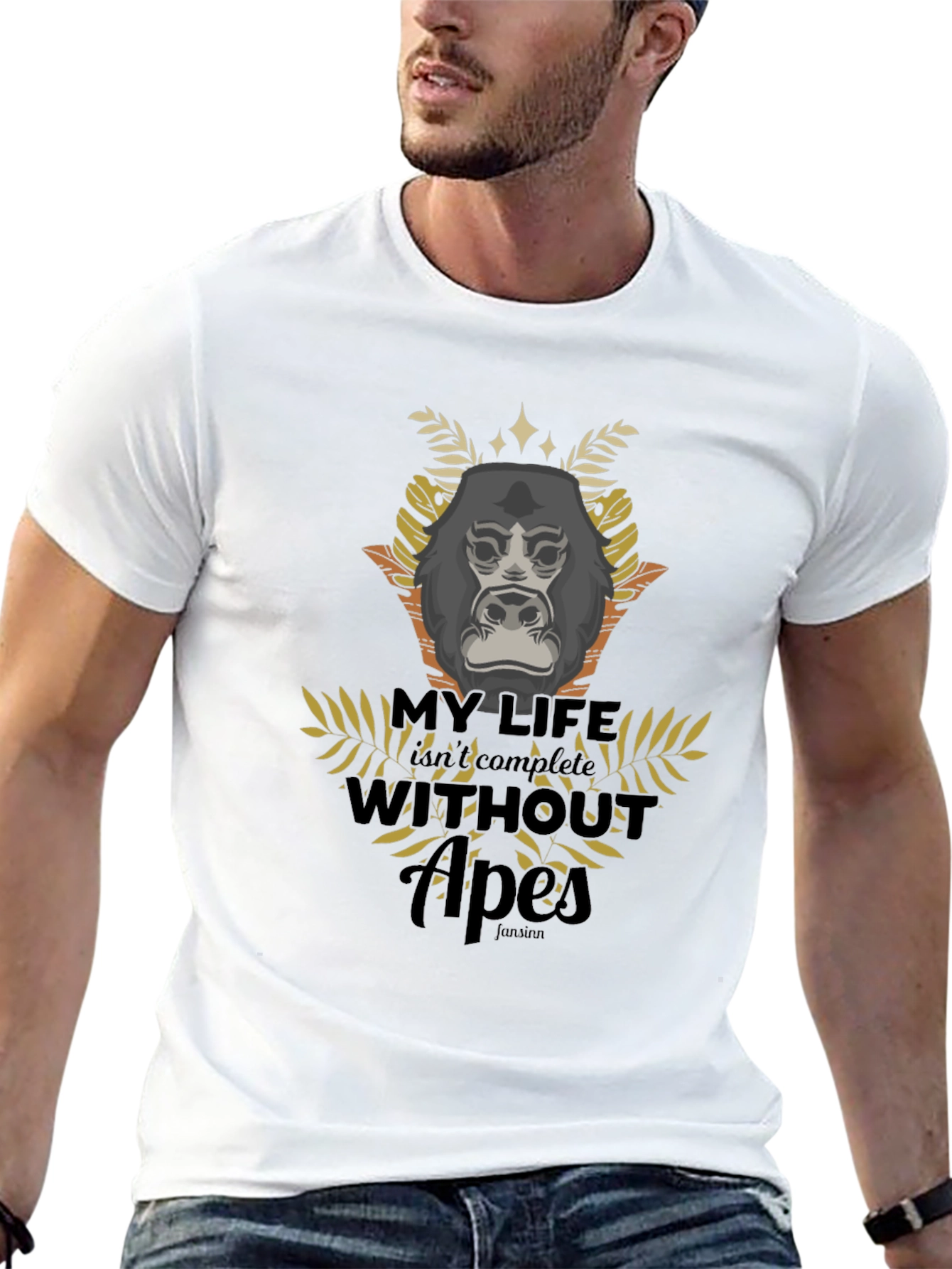 Apes Graphic T-Shirt - Black