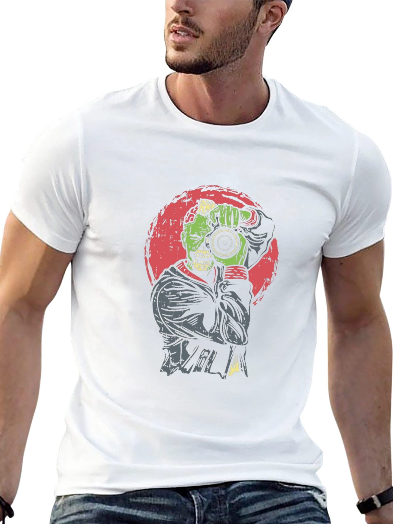 Zombie Photographer Graphic T-Shirt