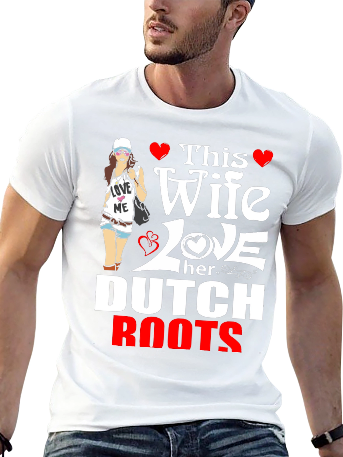 This Wife Loves Her Dutch Roots T-Shirt