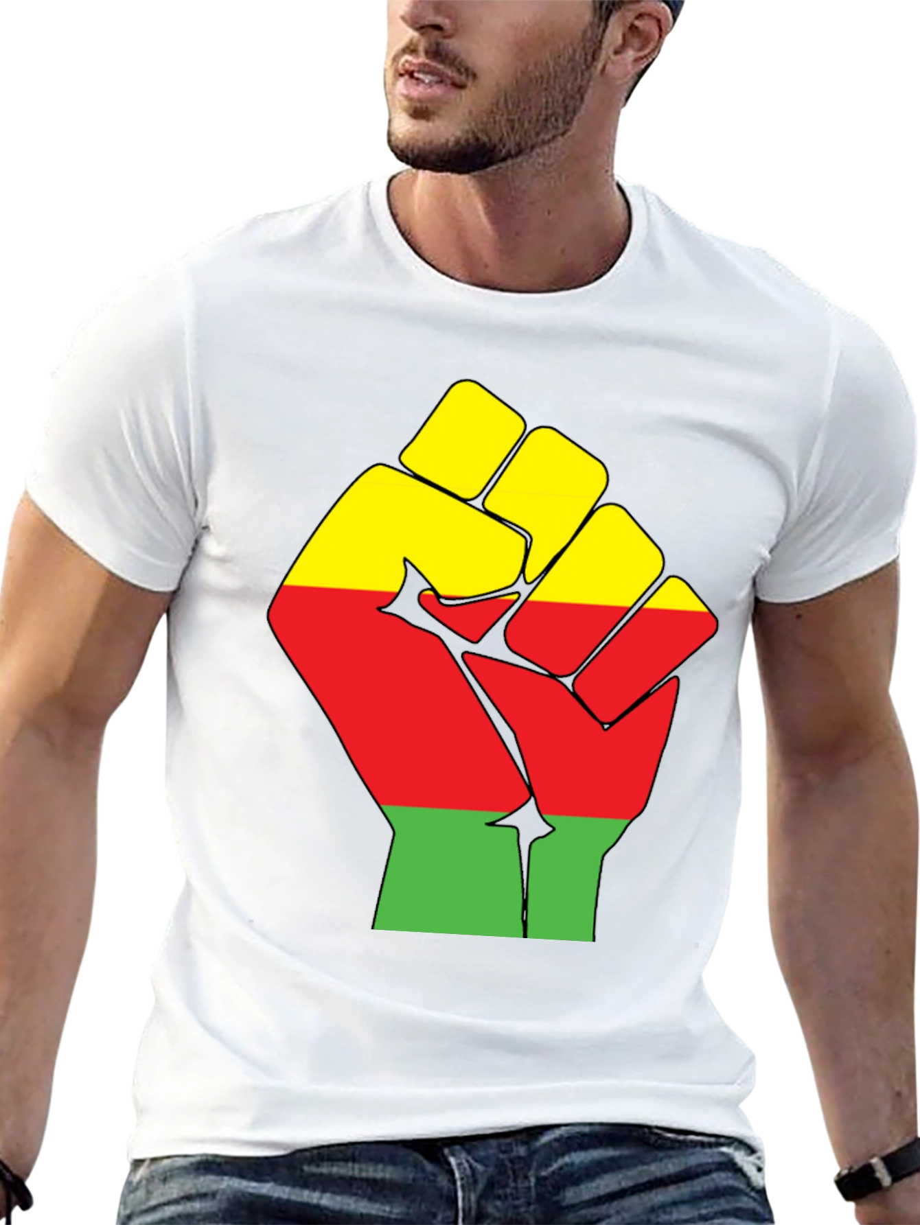 Pan-African Fist Graphic T-Shirt