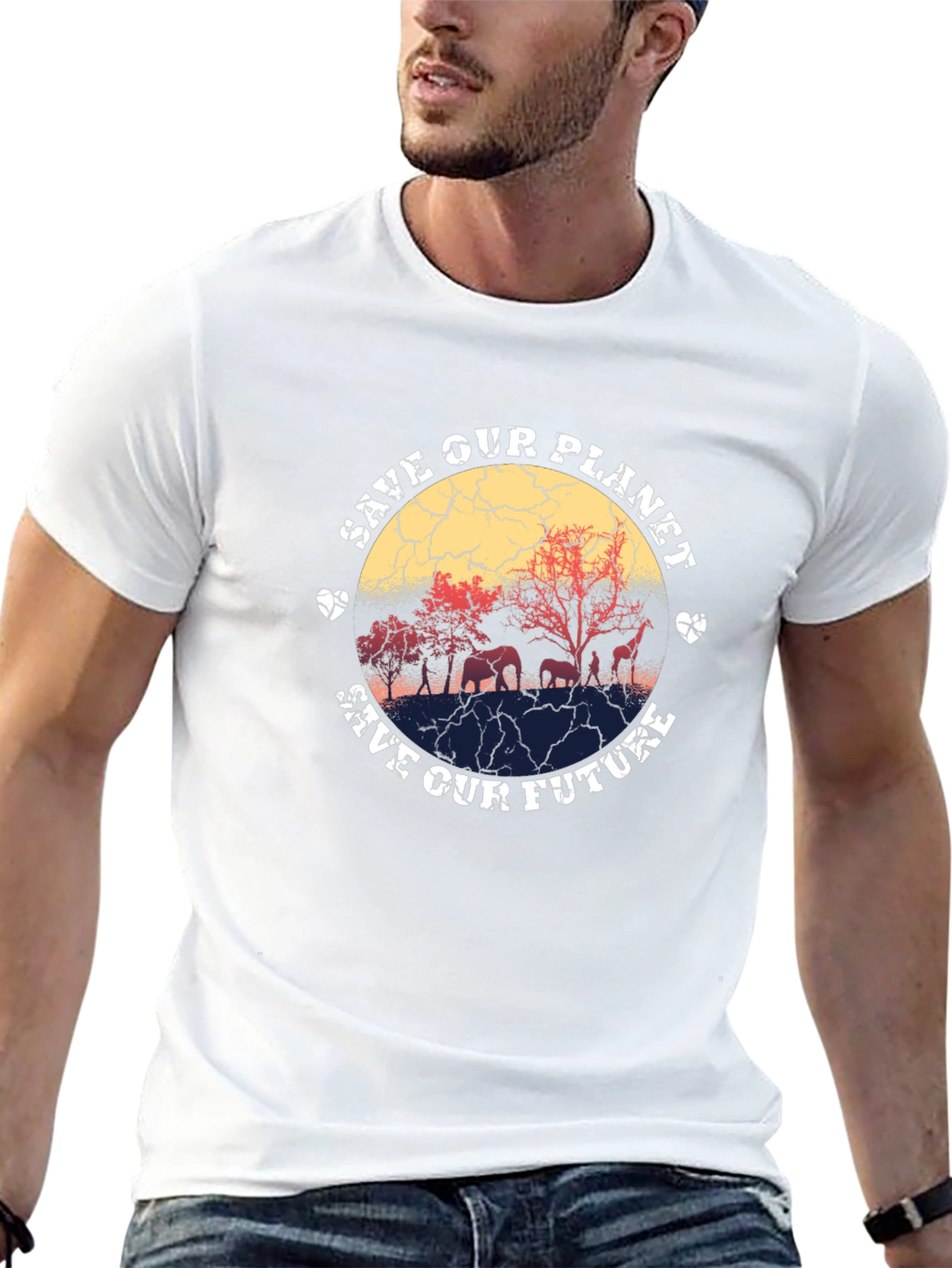 Save Our Planet Graphic T-Shirt
