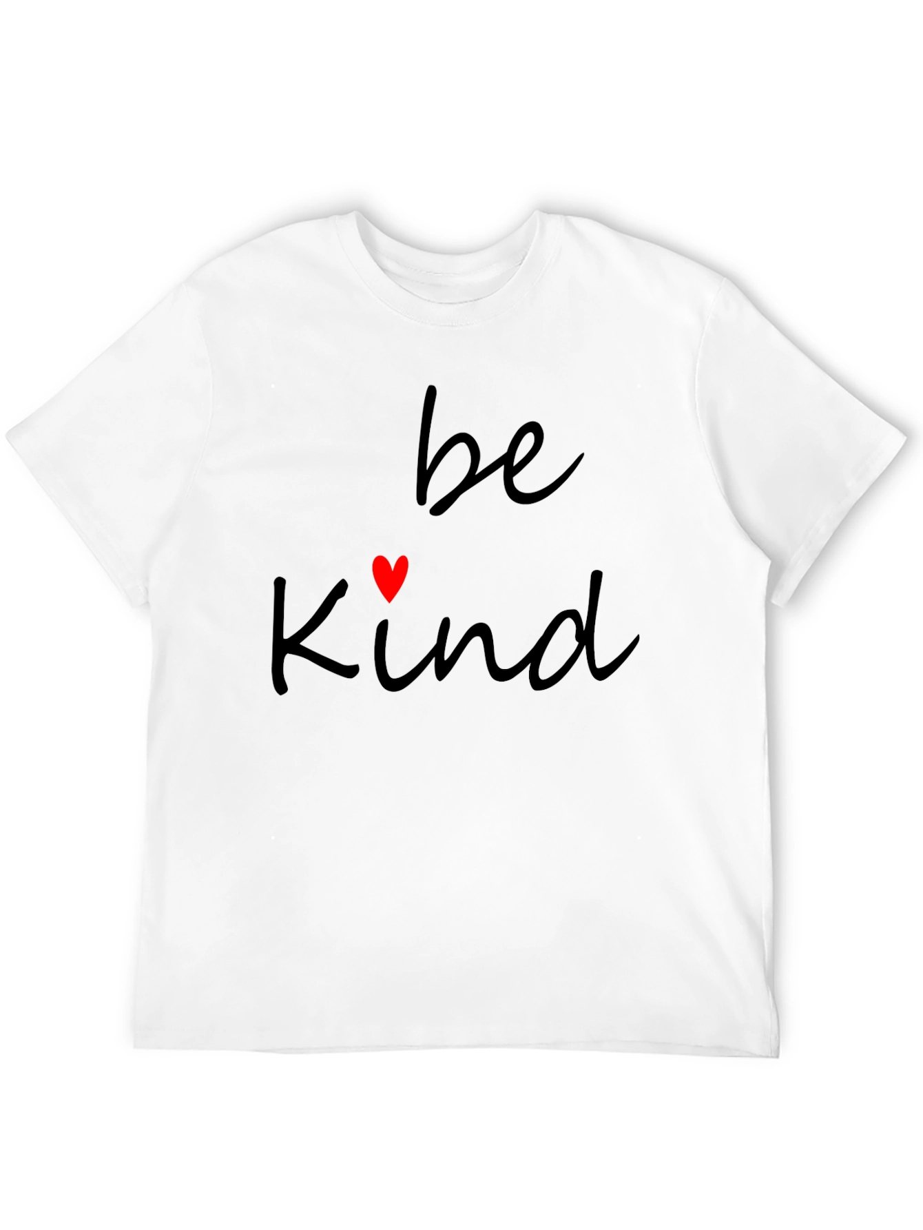 Be Kind Tee - Stylish Black T-Shirt with Heart
