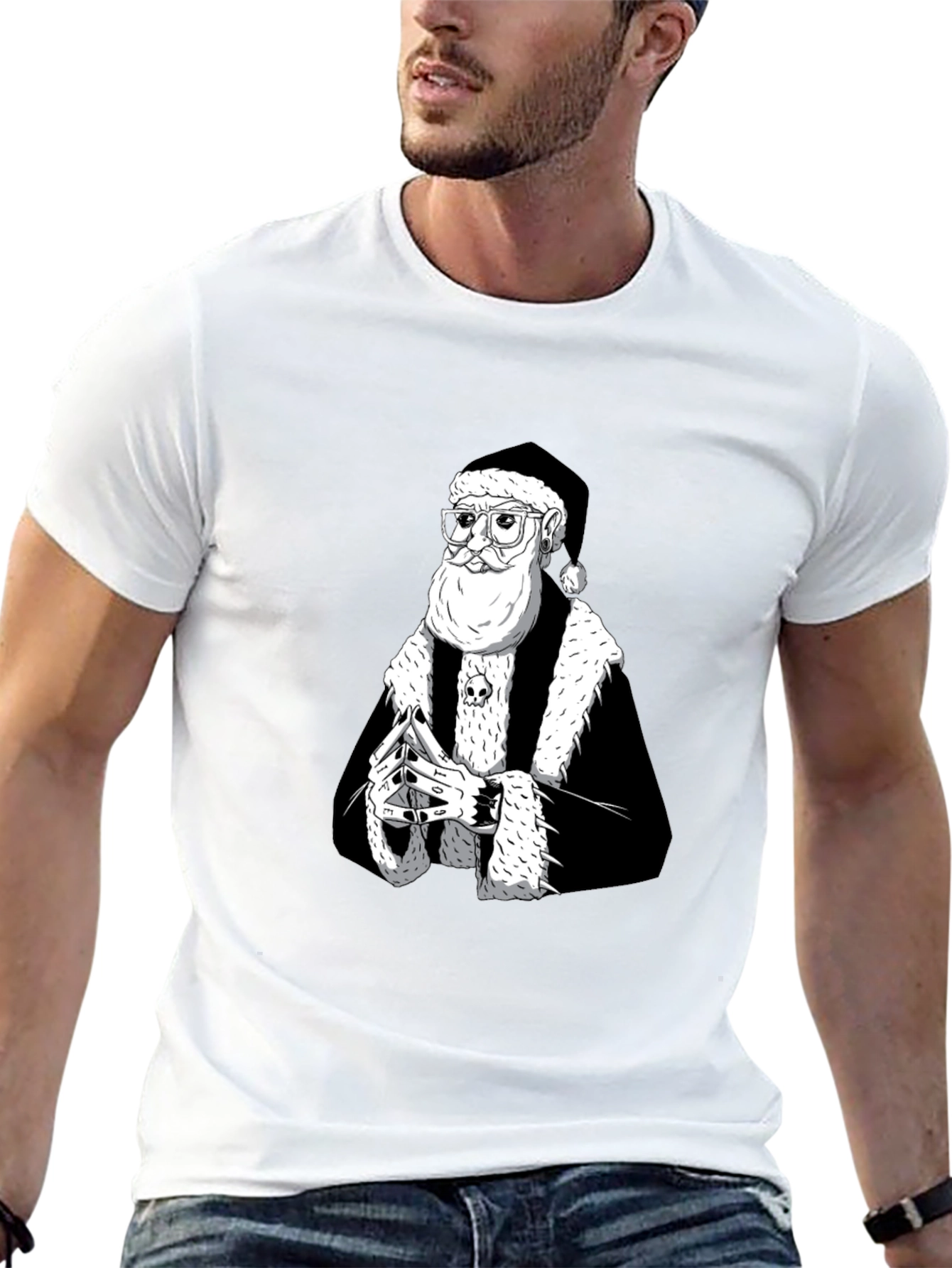 Edgy Santa T-Shirt
