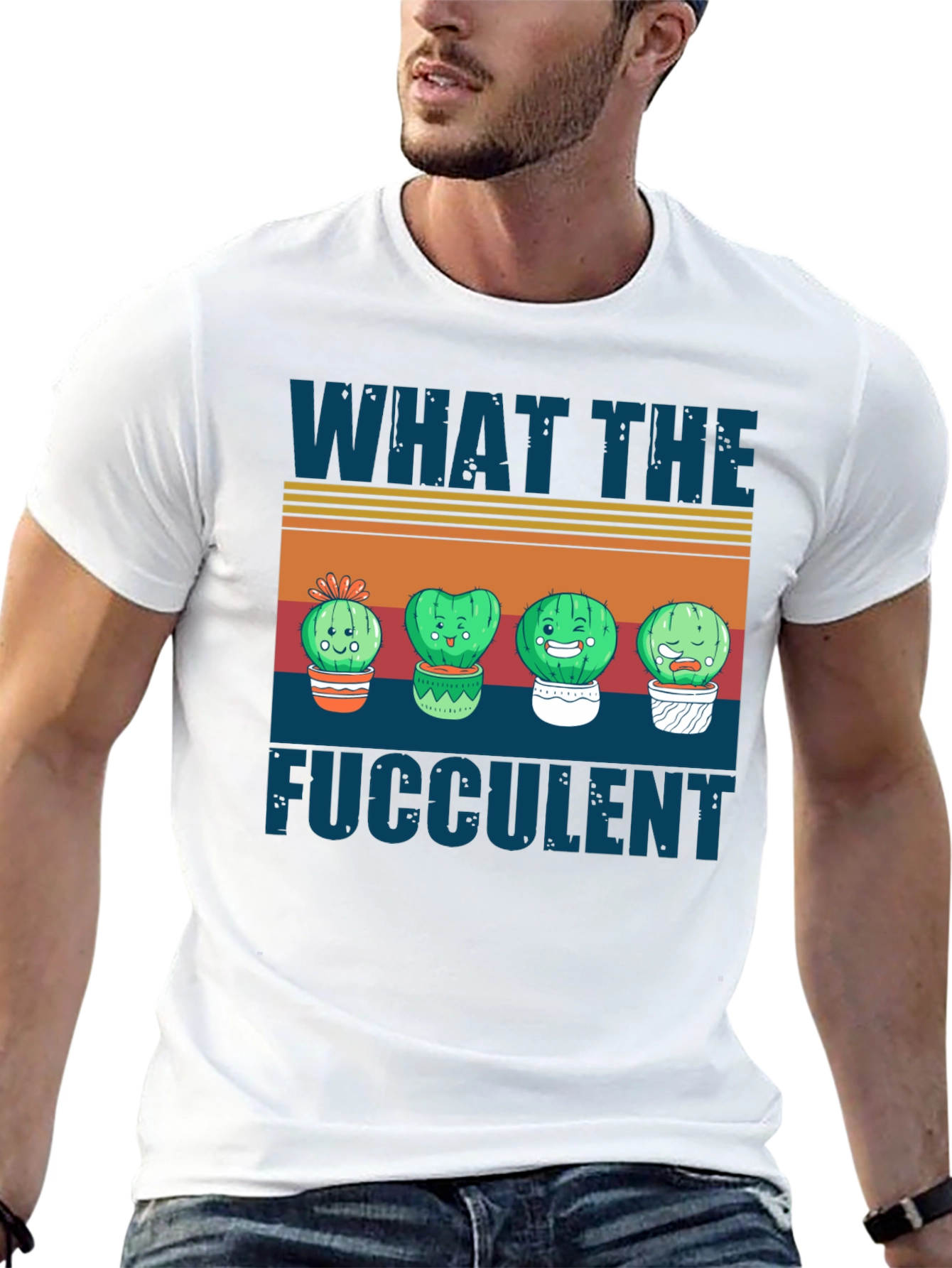 What the Fucculent Cactus T-Shirt