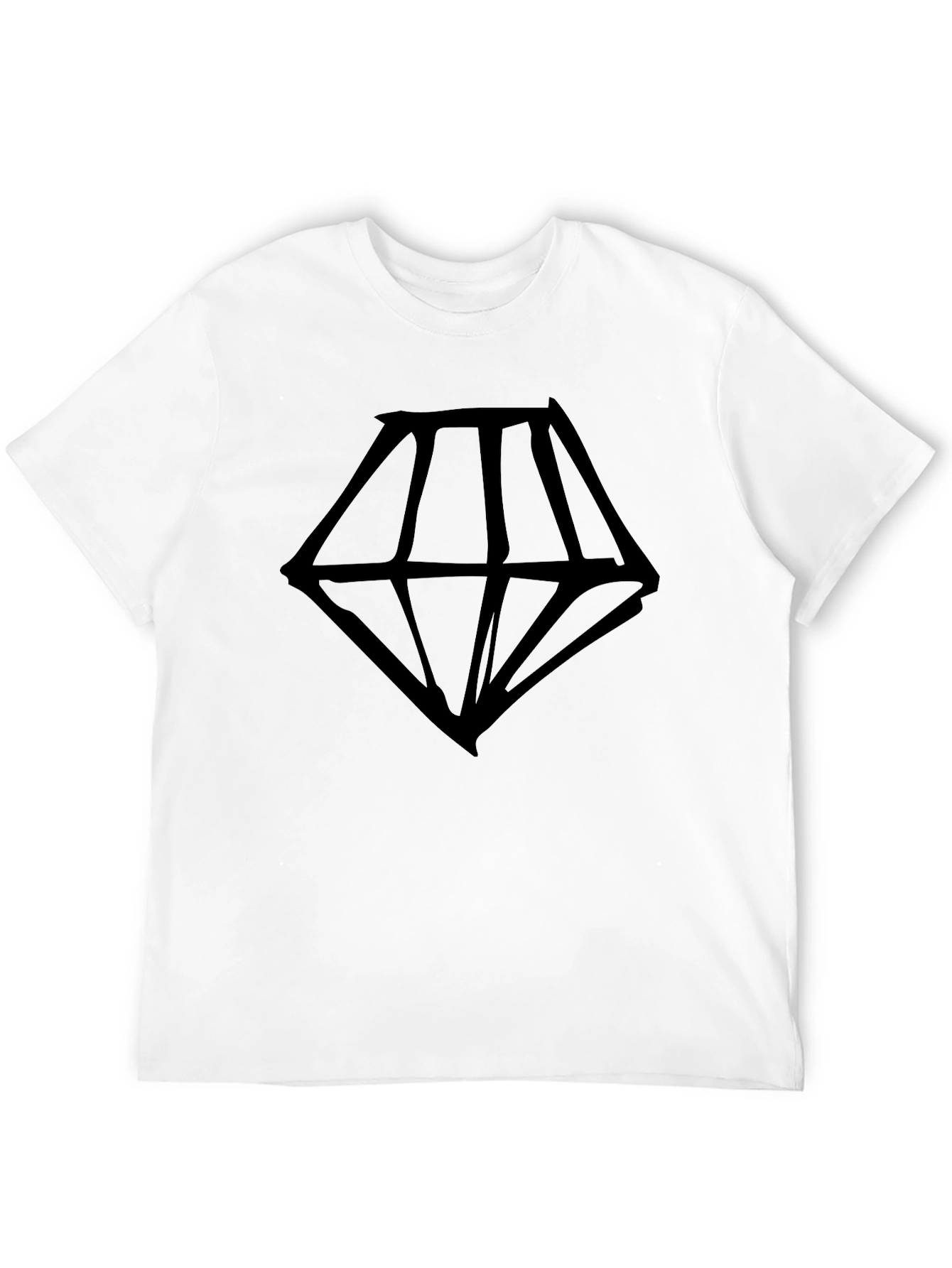 Diamond Graphic Black T-Shirt