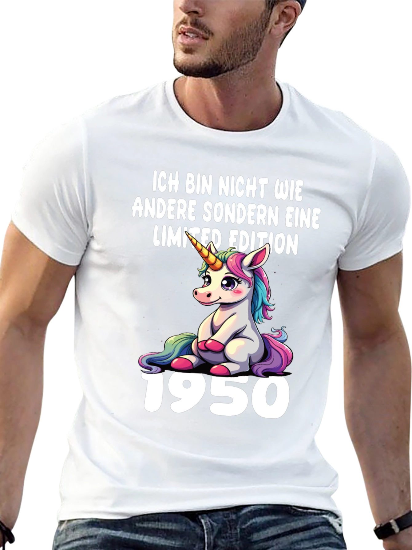 Limited Edition 1950 Unicorn Graphic T-Shirt