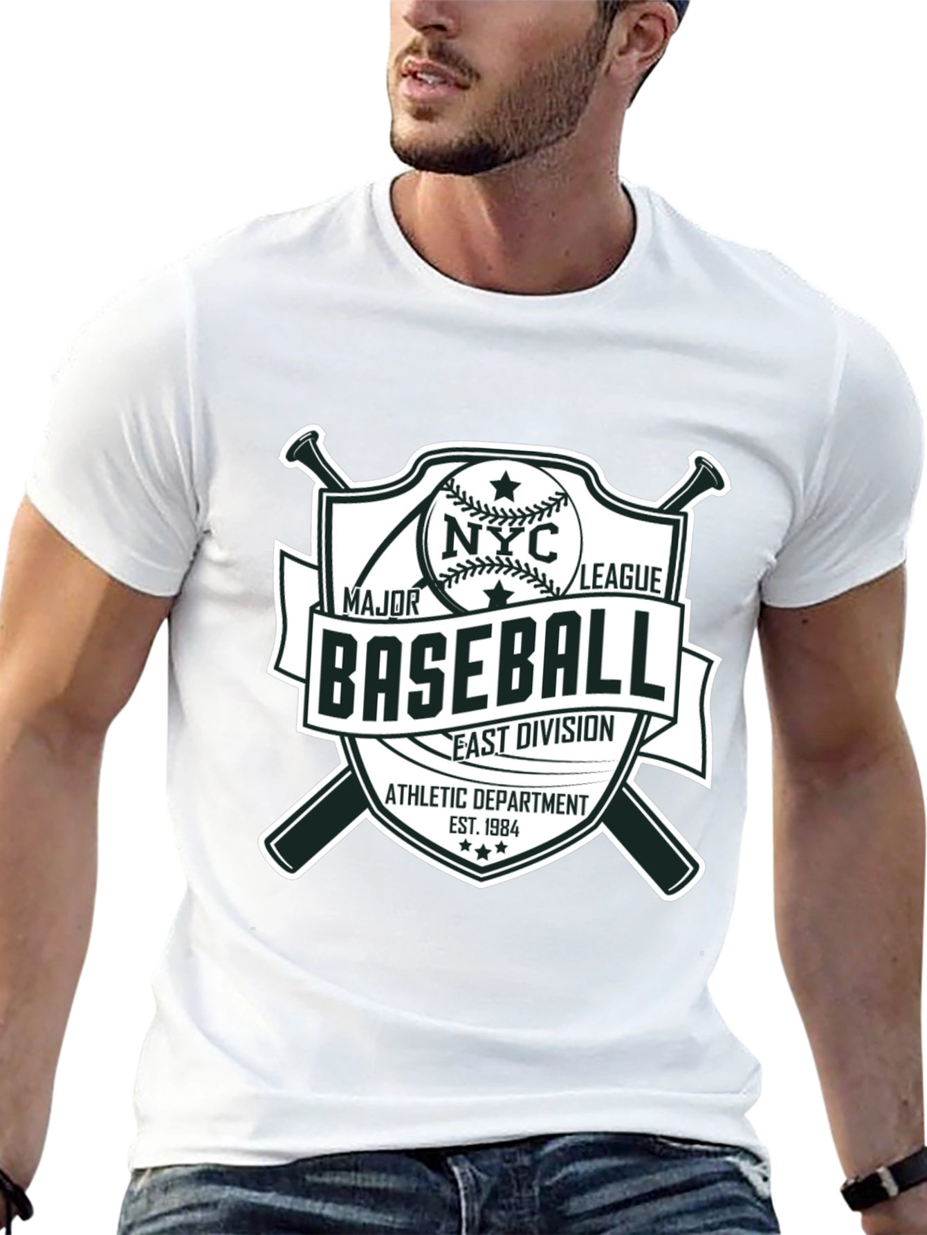 NYC Baseball Graphic Tee - Athletic Style