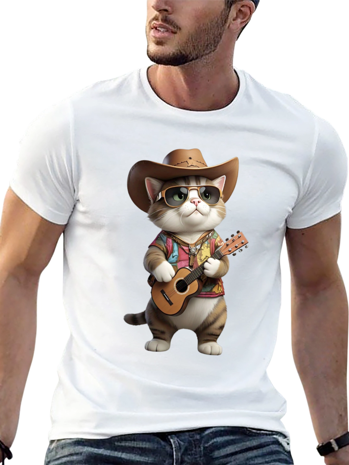 Cool Cat Cowboy T-Shirt