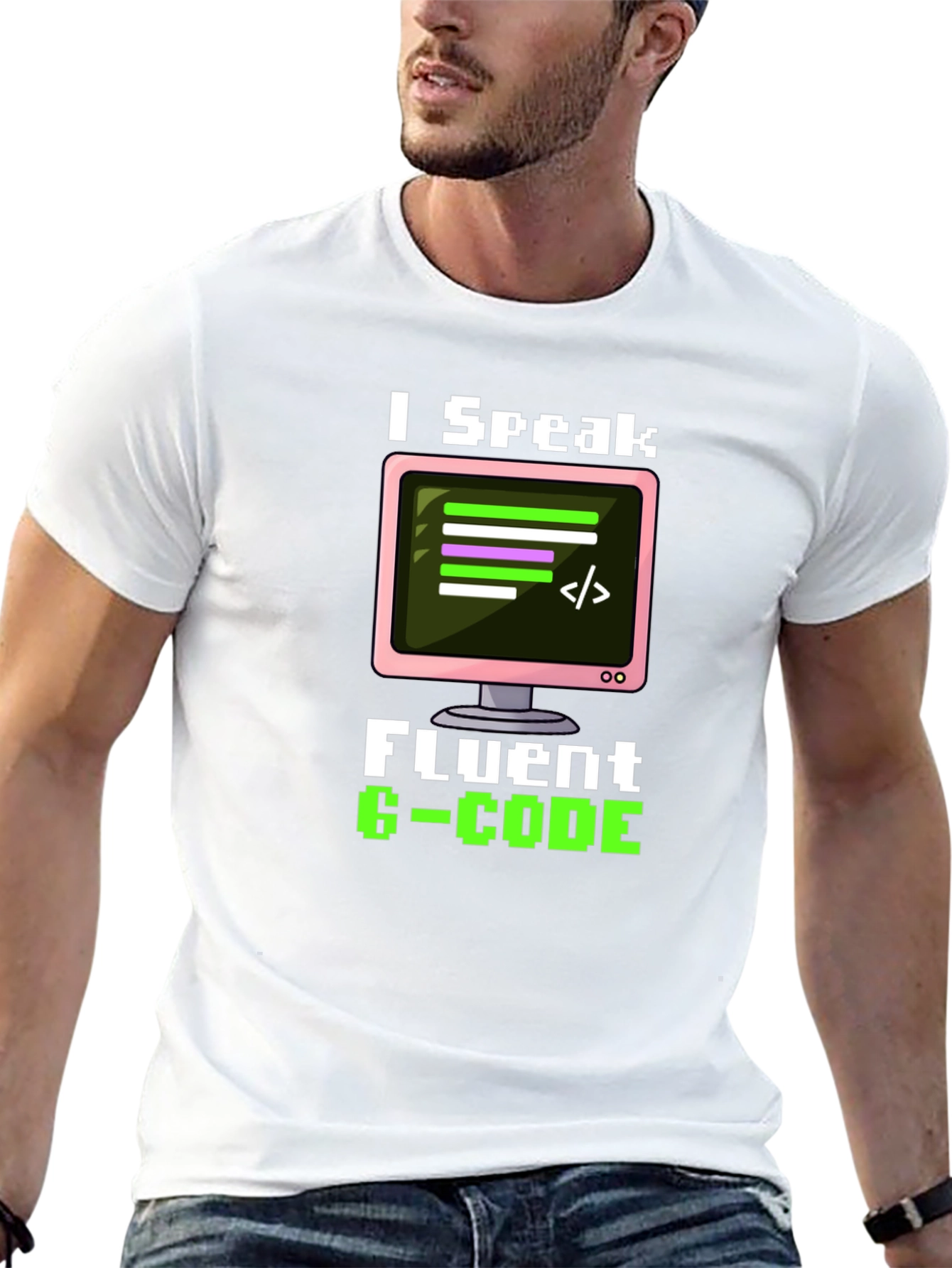 I Speak Fluent G-Code Black T-Shirt
