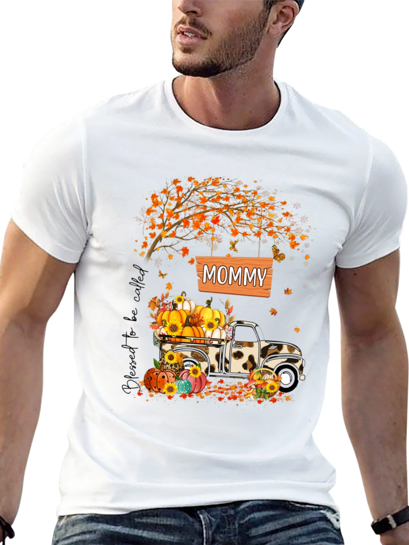 Mommys Fall Truck T-Shirt