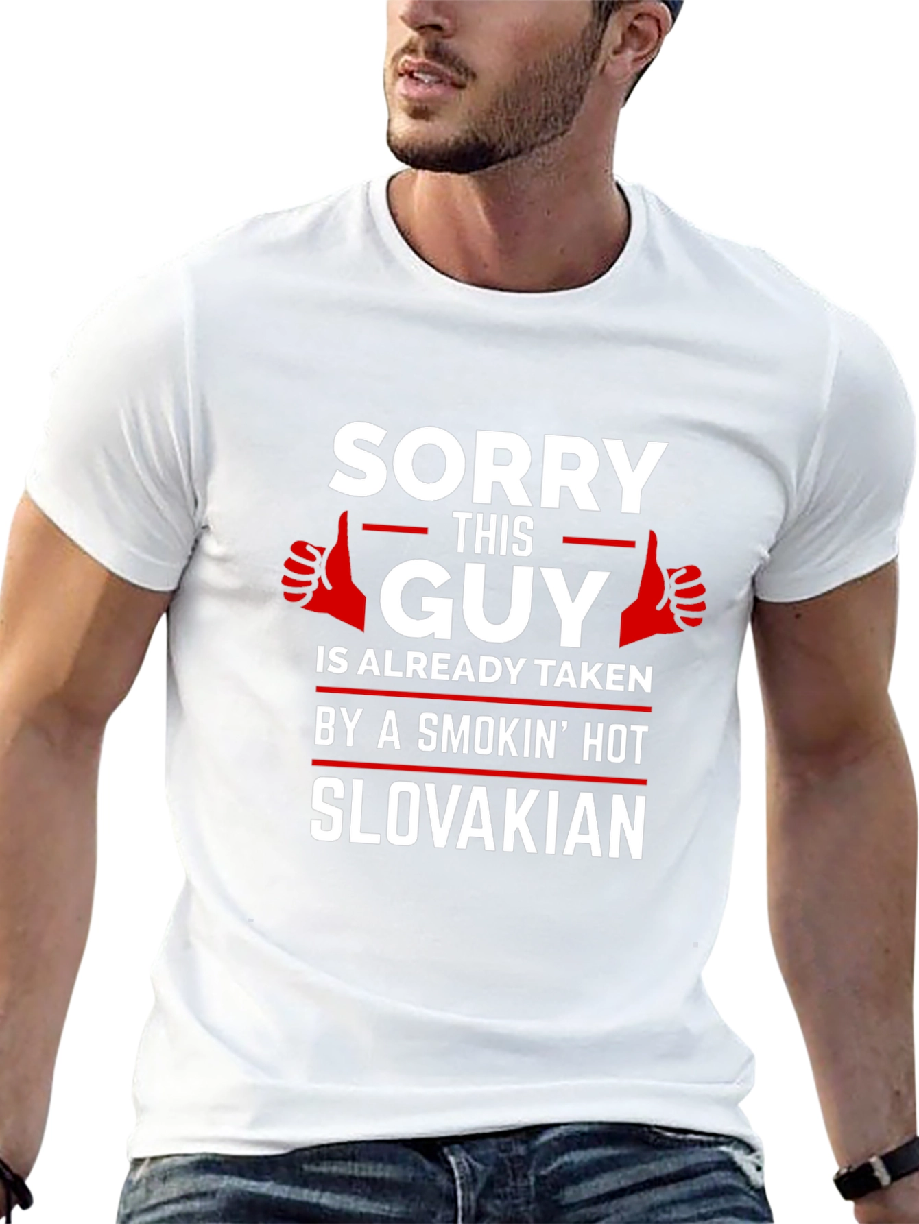 Sorry This Guy Taken by Slovakian T-Shirt