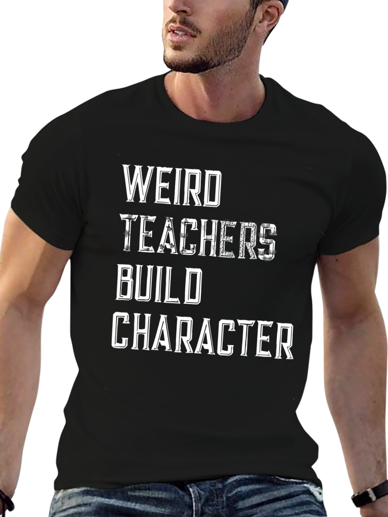 Weird Teachers Build Character Graphic Tee