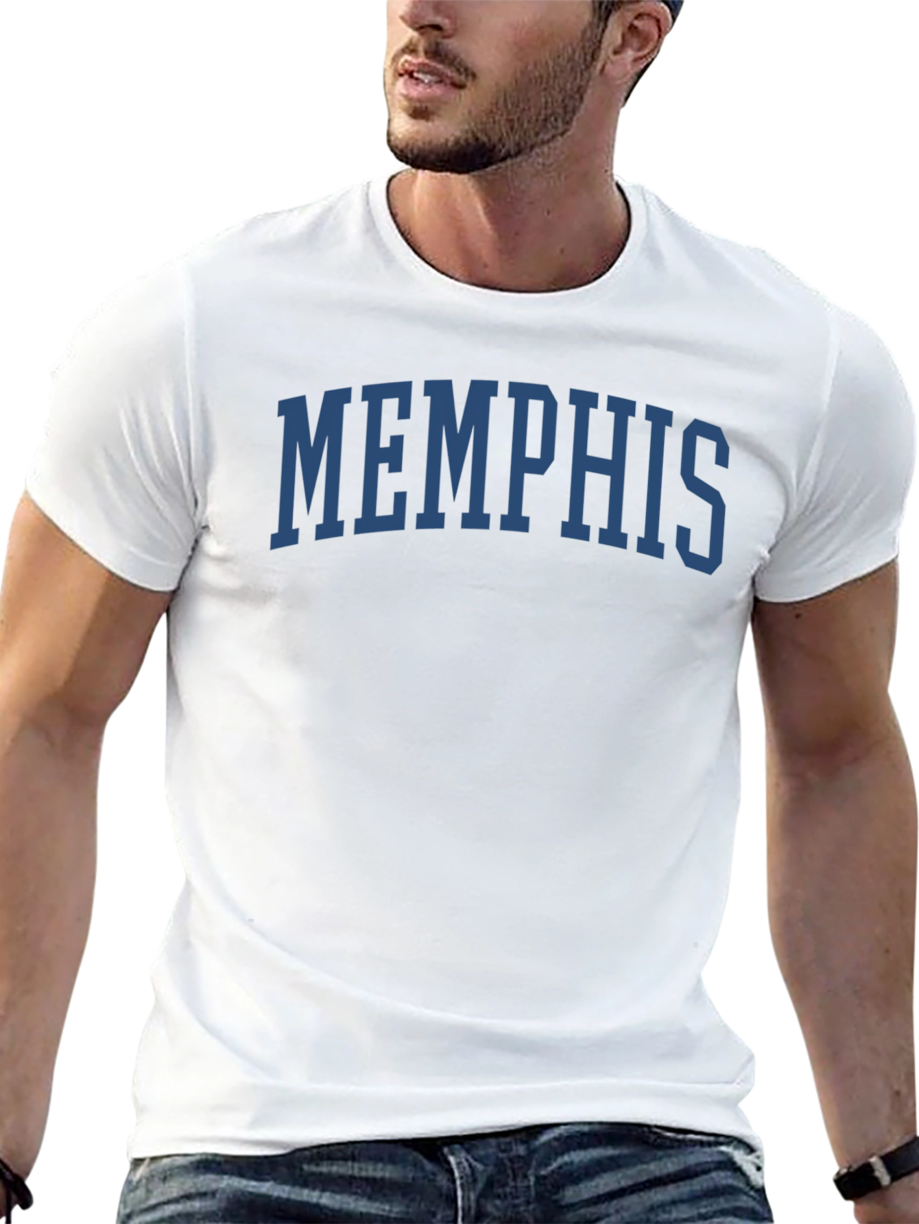 Memphis Graphic T-Shirt - Classic Collegiate Style
