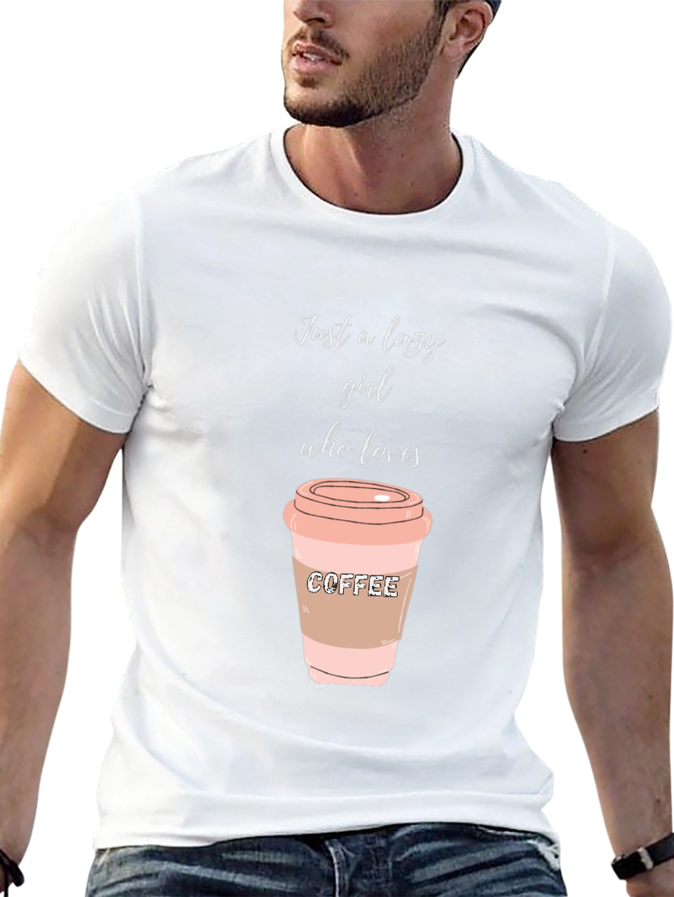 Lazy Girl Coffee Lover T-Shirt