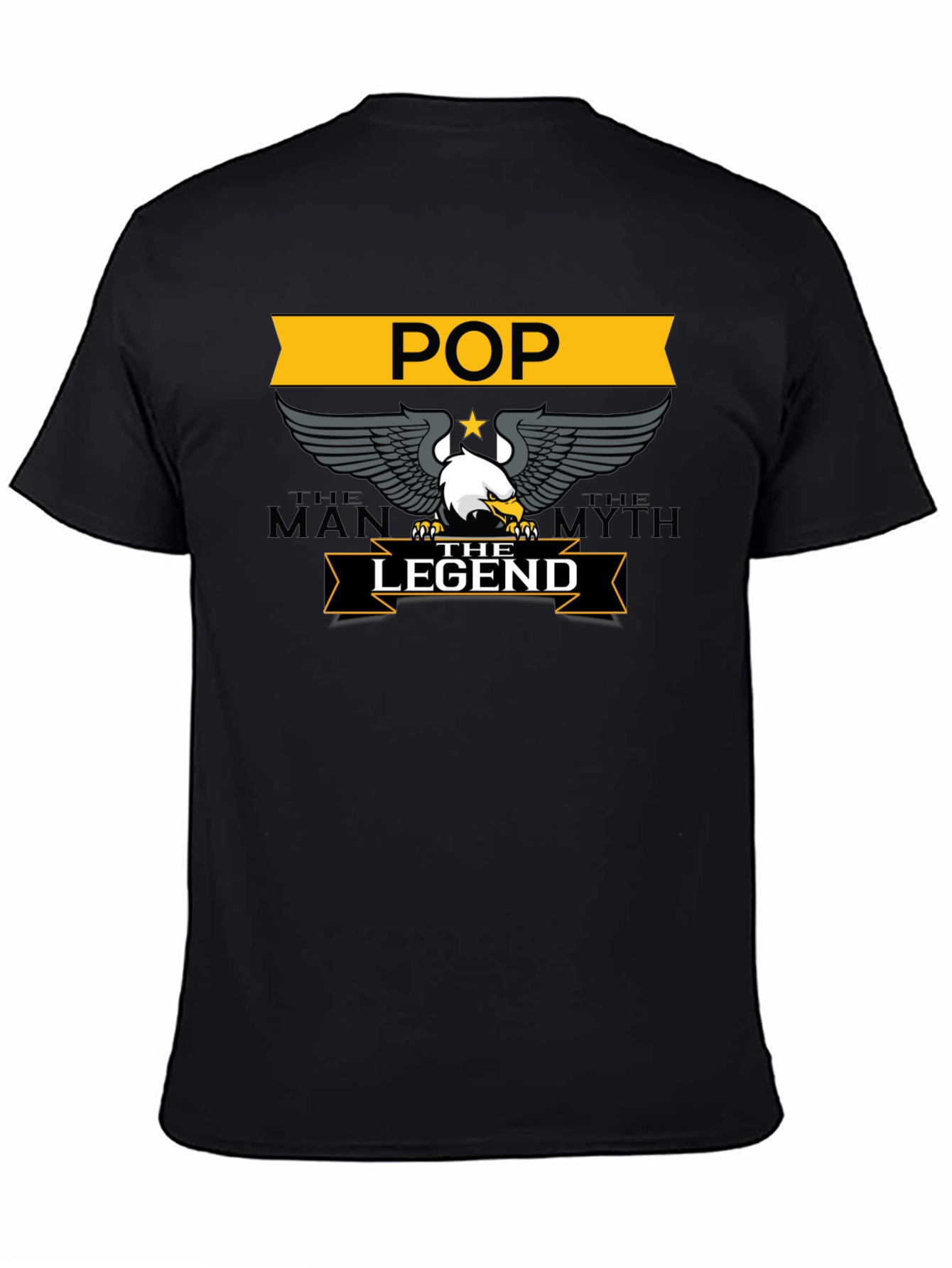 POP The Man The Myth The Legend Black T-Shirt