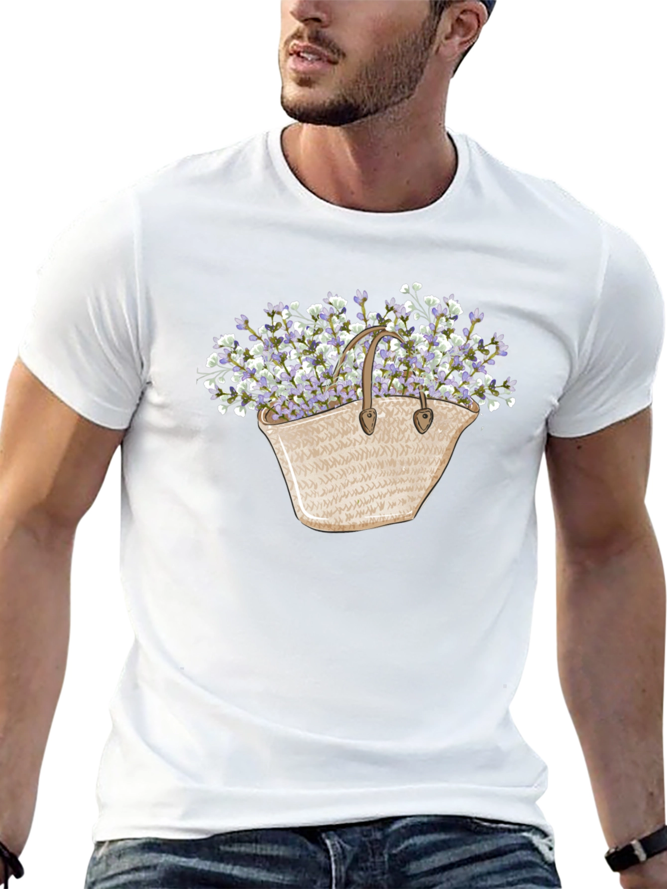 Floral Basket T-Shirt