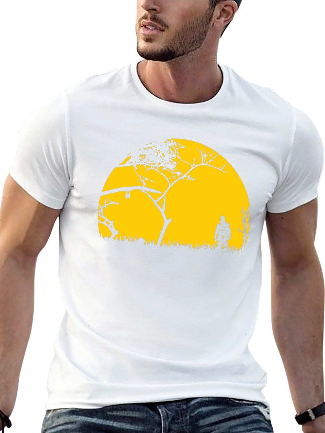 Silhouette Sunset Graphic T-Shirt