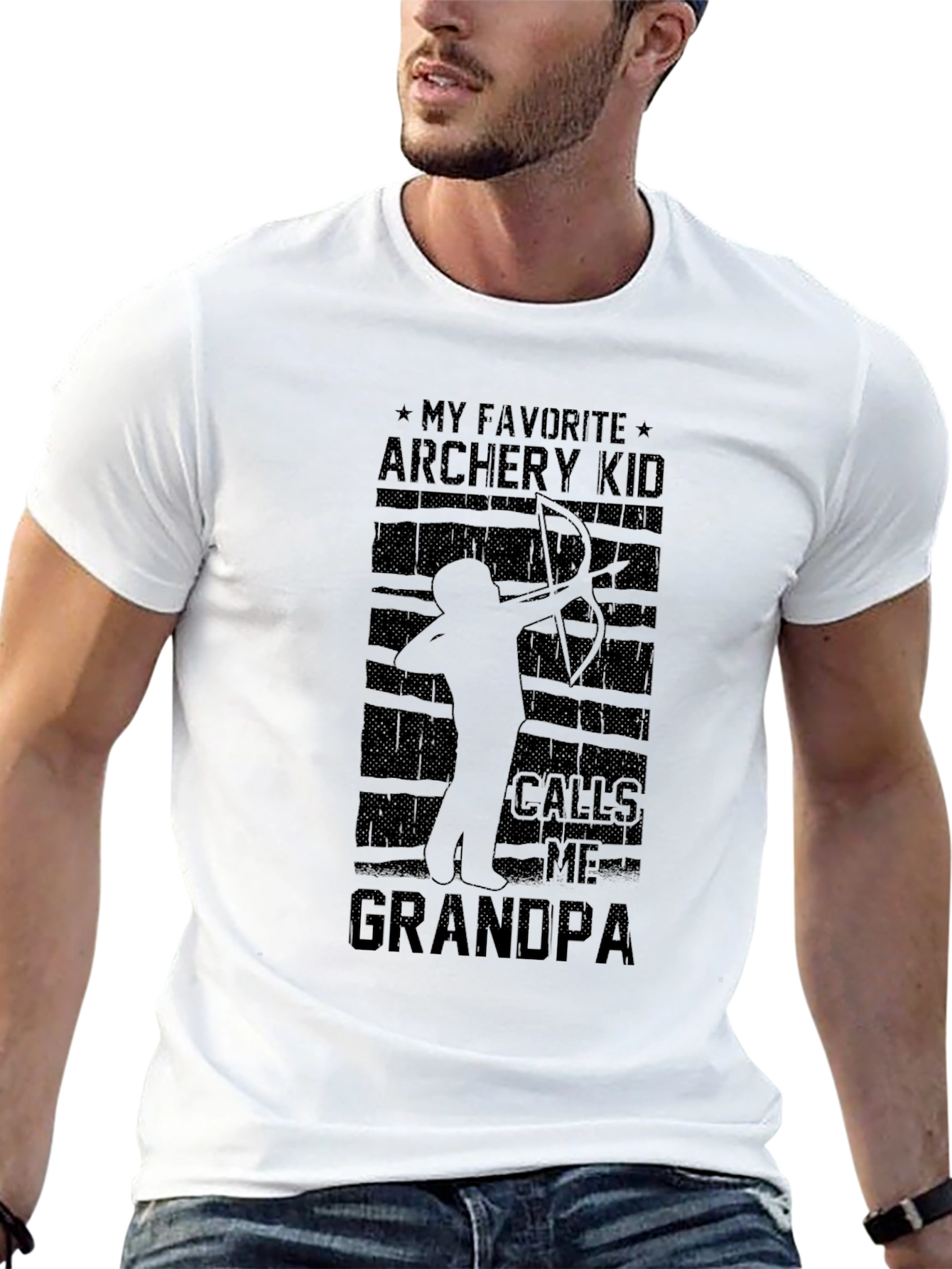 Archery Grandpa T-Shirt: My Favorite Archery Kid