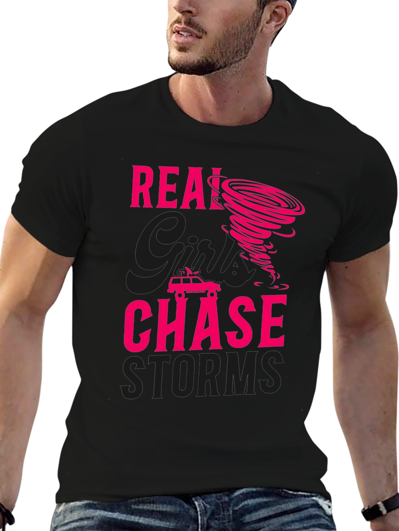 Storm Chaser Graphic T-Shirt Black
