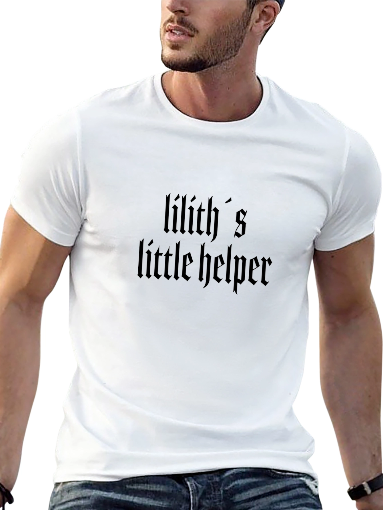 Liliths Little Helper Black Graphic Tee