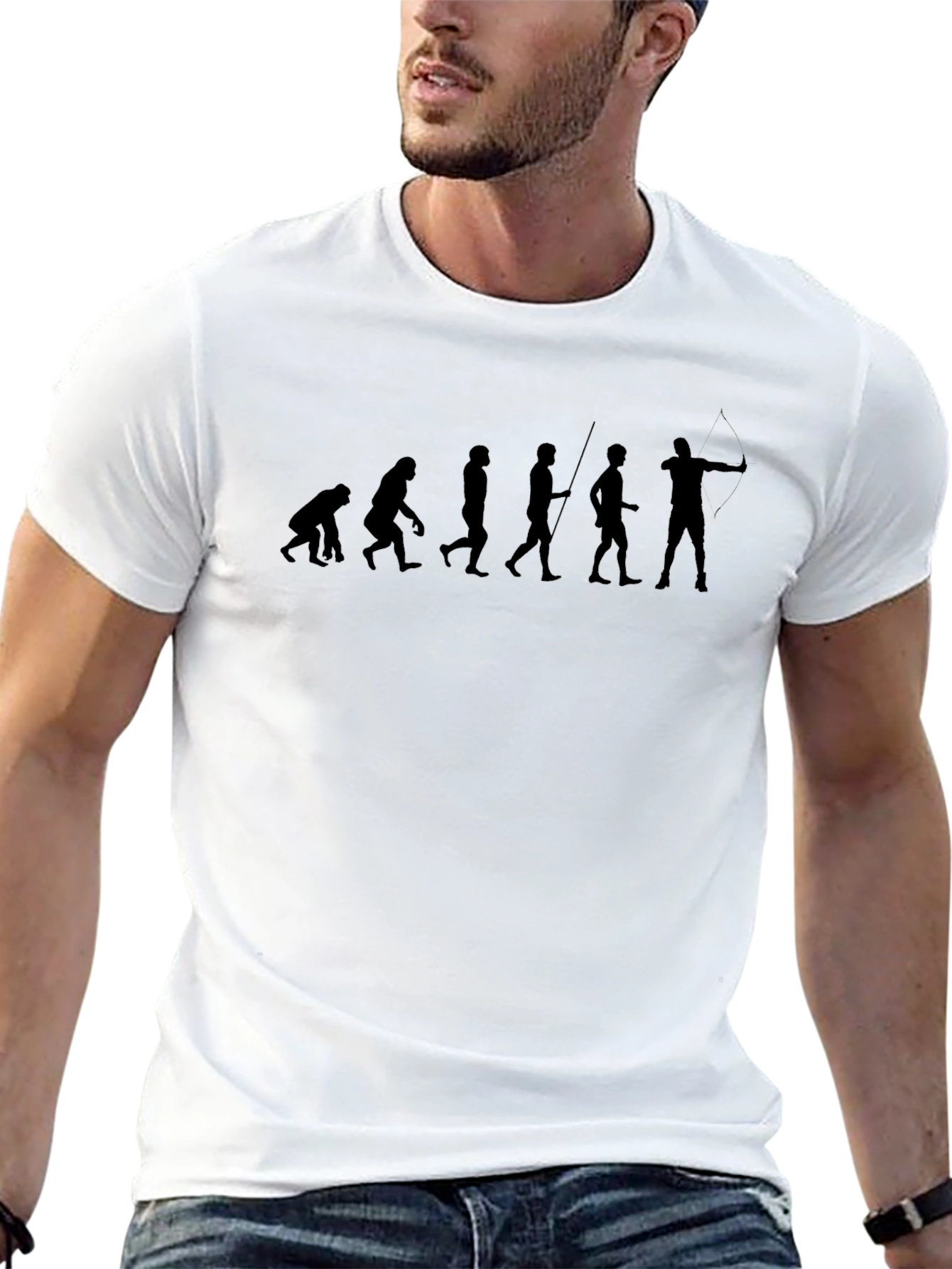 Evolution of Selfie T-Shirt - Black Cotton Tee
