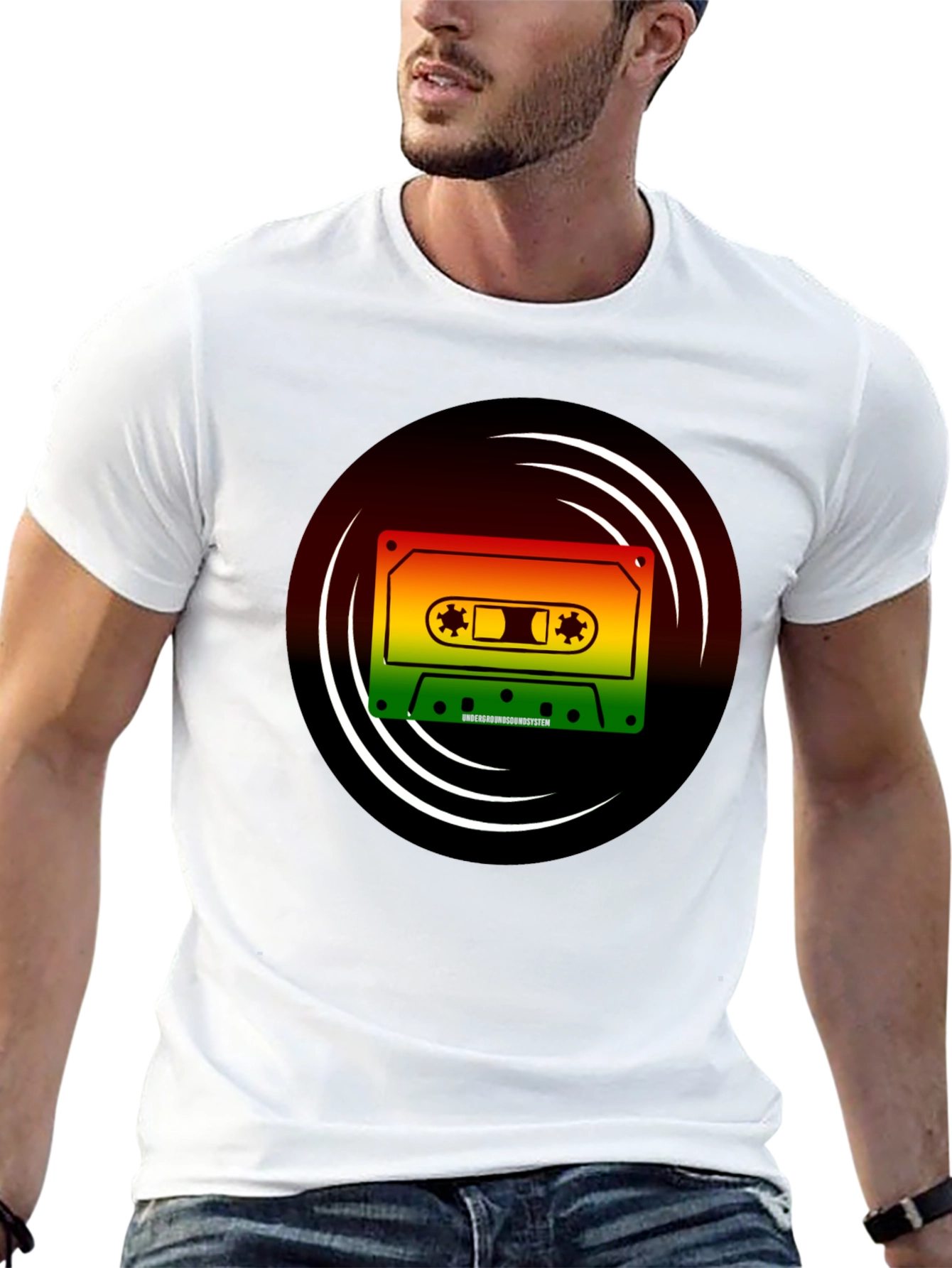 Rasta Cassette Graphic Tee