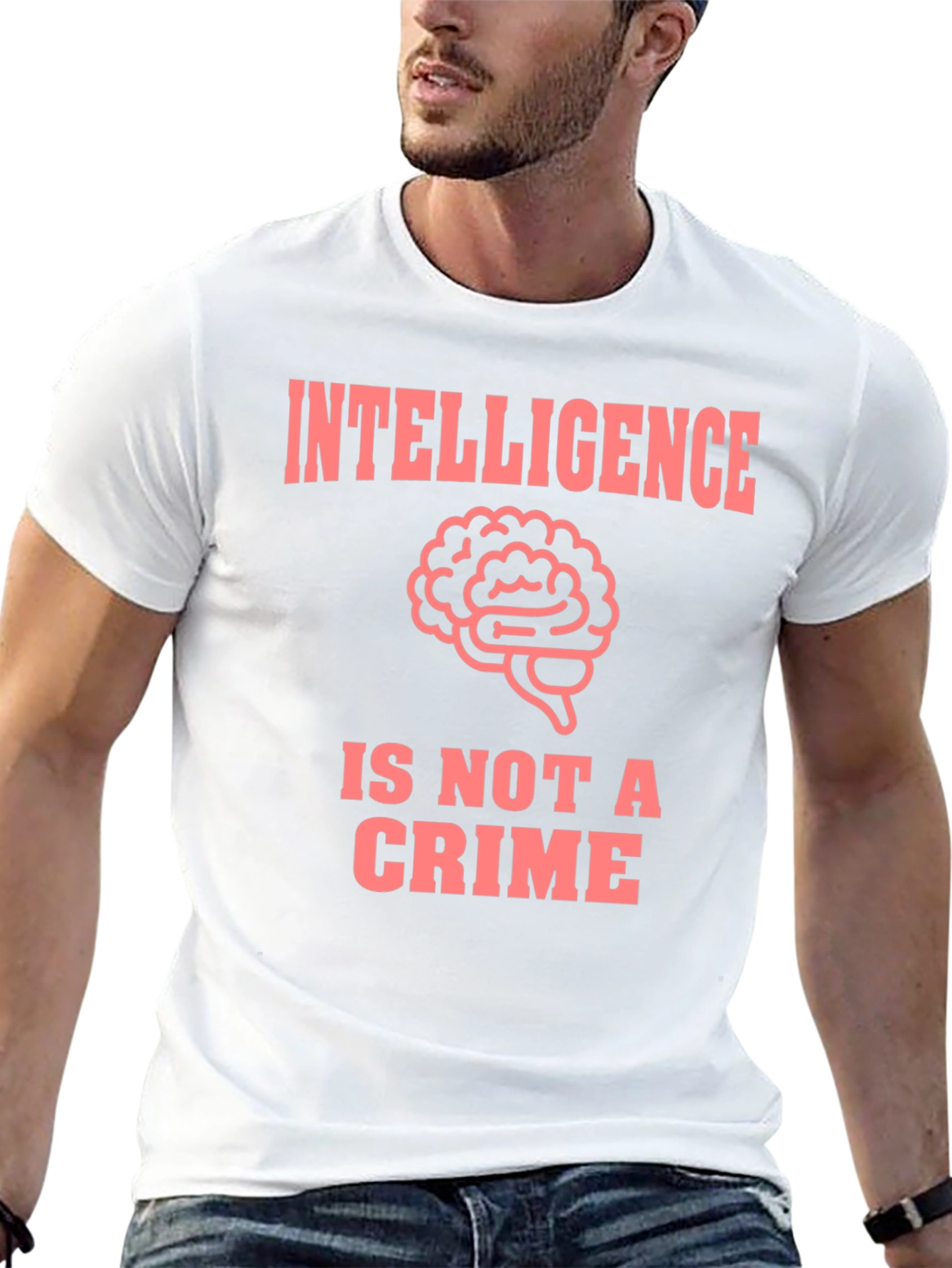 Intelligence Is Not A Crime Graphic Tee