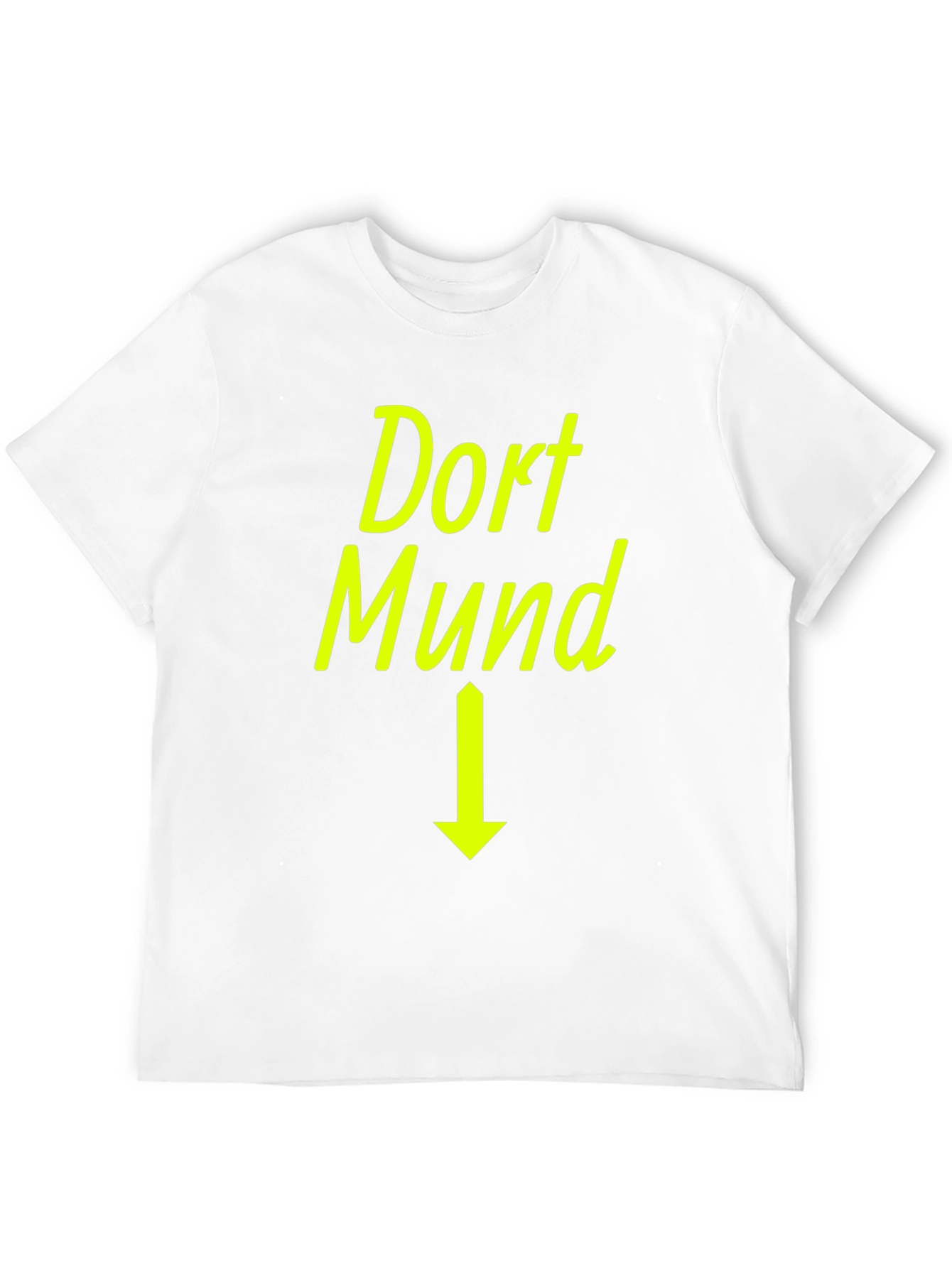 Dortmund Arrow Graphic Tee - Black Cotton T-Shirt