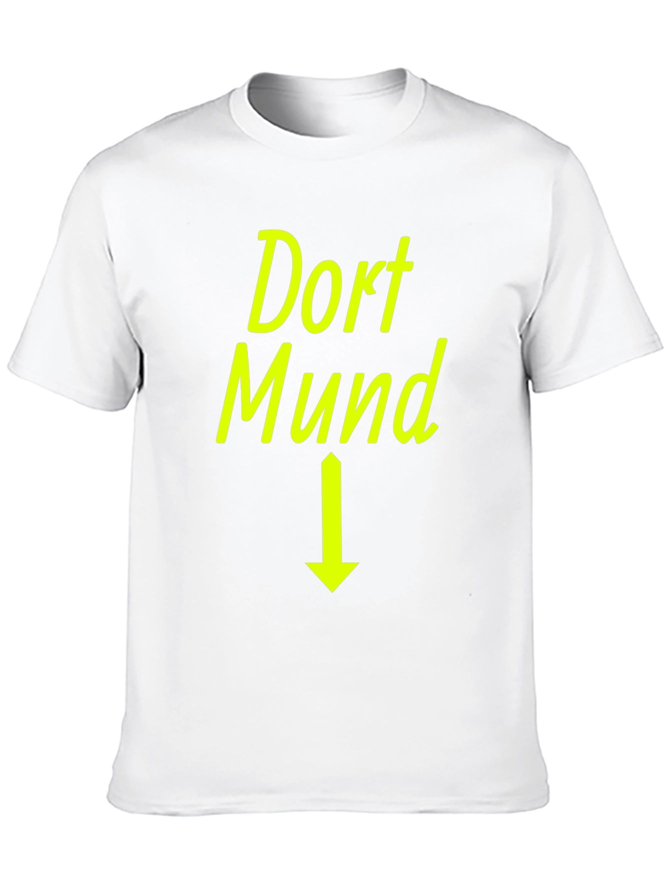 Dortmund Arrow Graphic Tee - Black Cotton T-Shirt