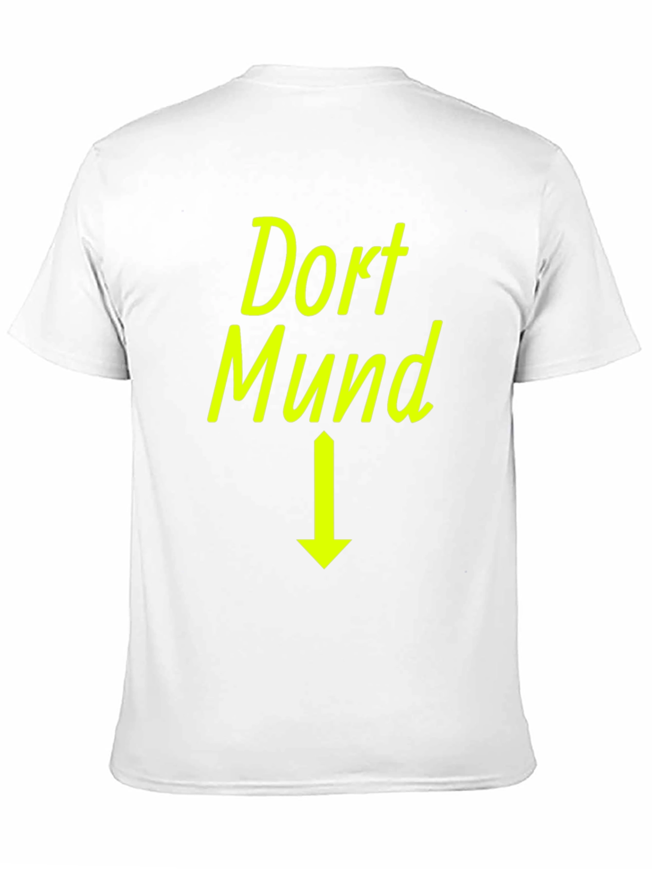 Dortmund Arrow Graphic Tee - Black Cotton T-Shirt