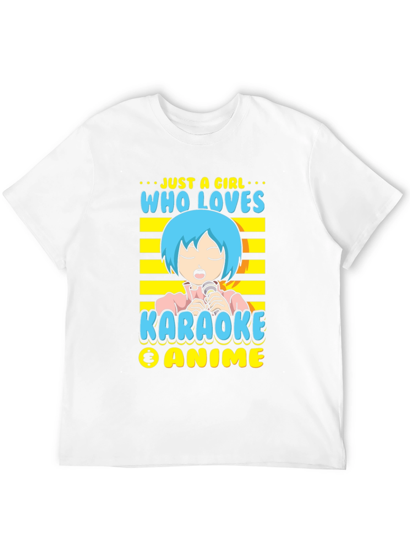Just a Girl Who Loves Karaoke & Anime T-Shirt