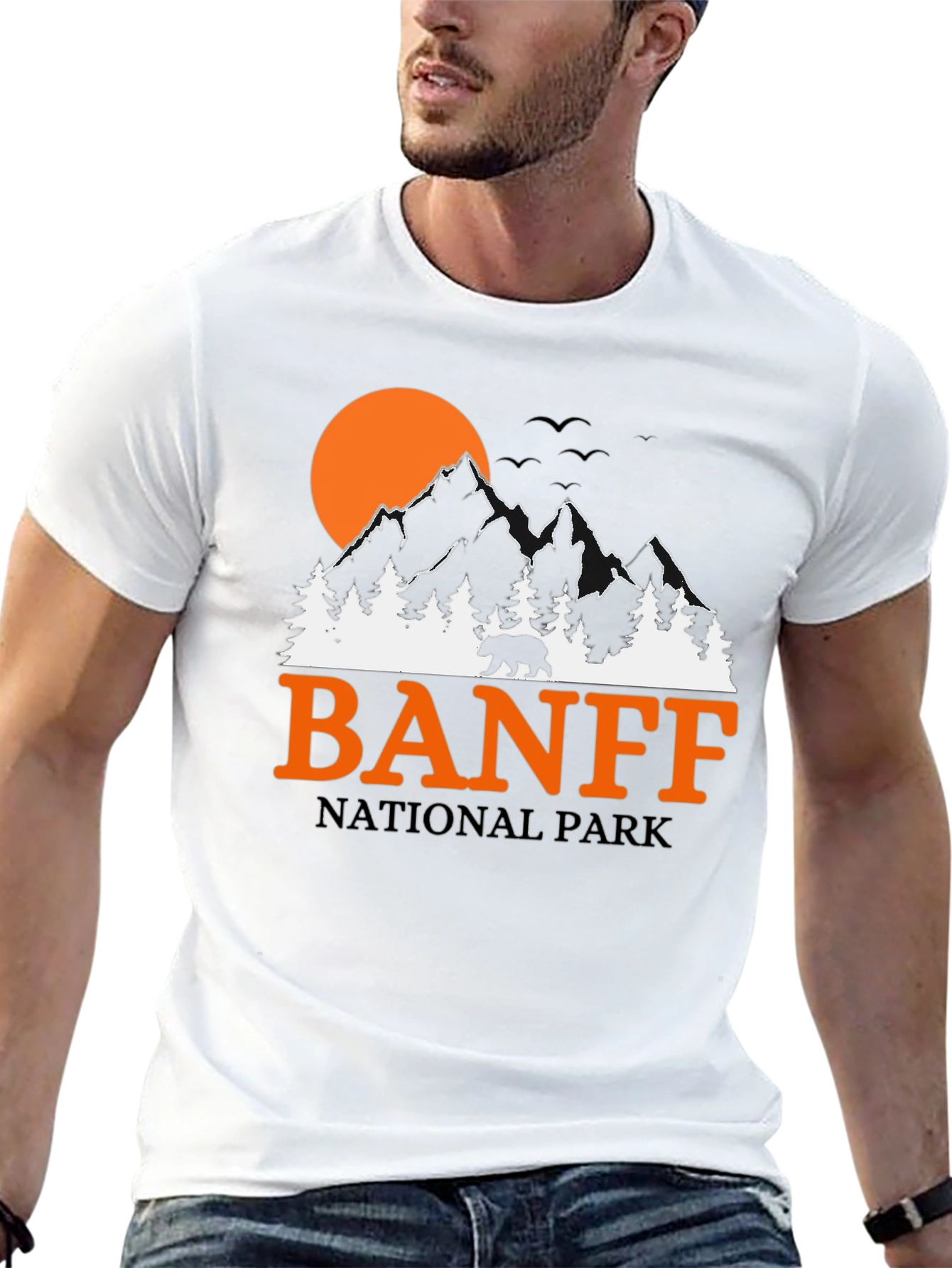 Banff National Park Graphic Tee - Nature Adventure Shirt