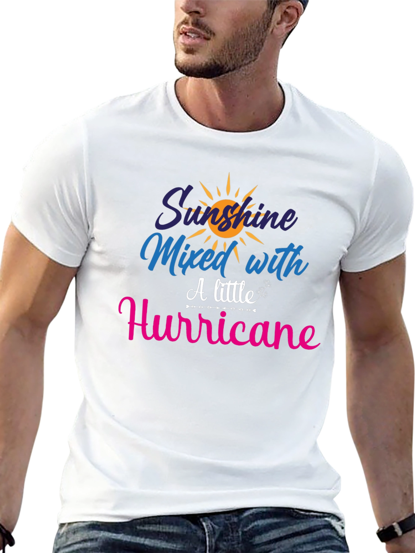 Sunshine & Hurricane Graphic T-Shirt