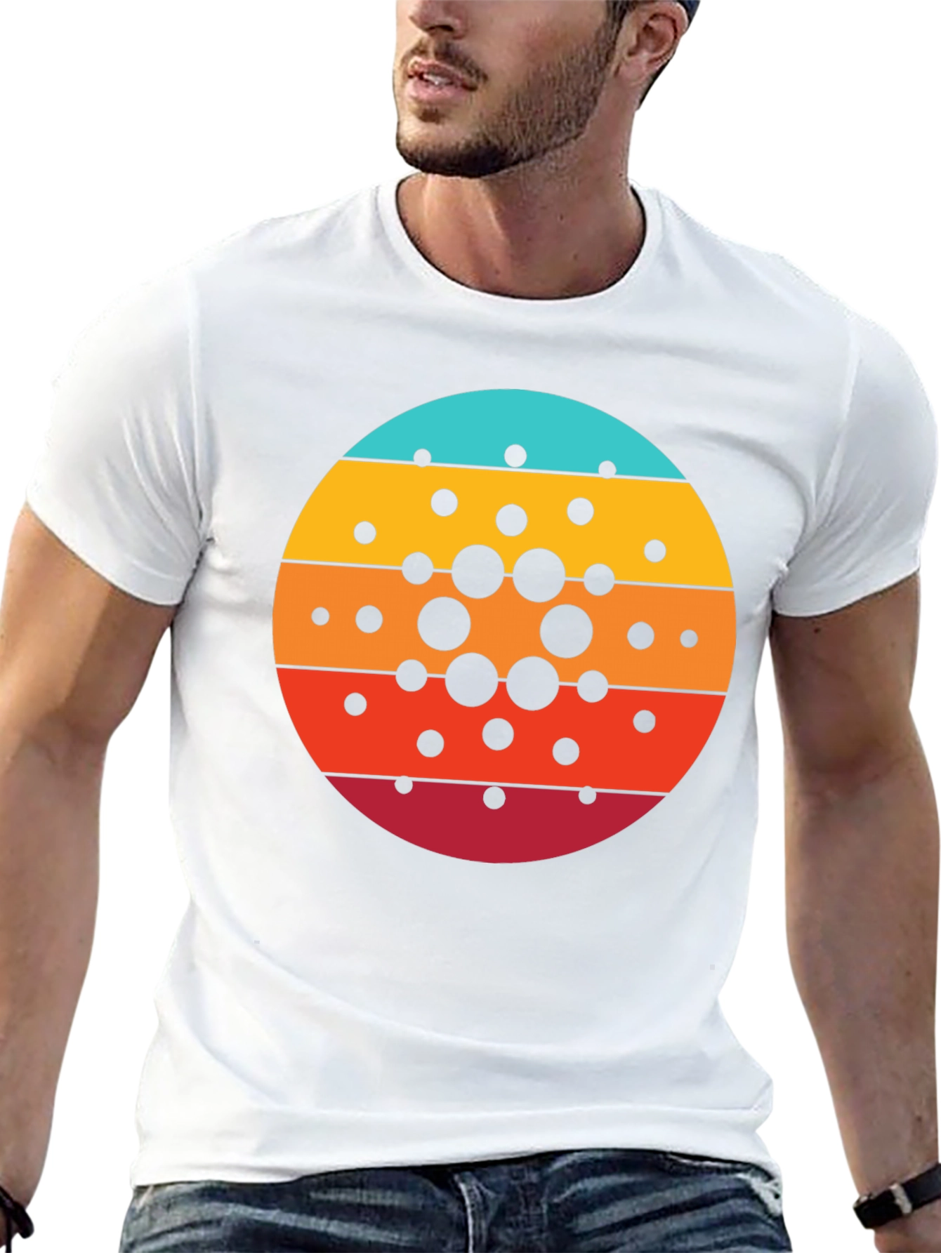 Retro Cardano ADA Crypto T-Shirt