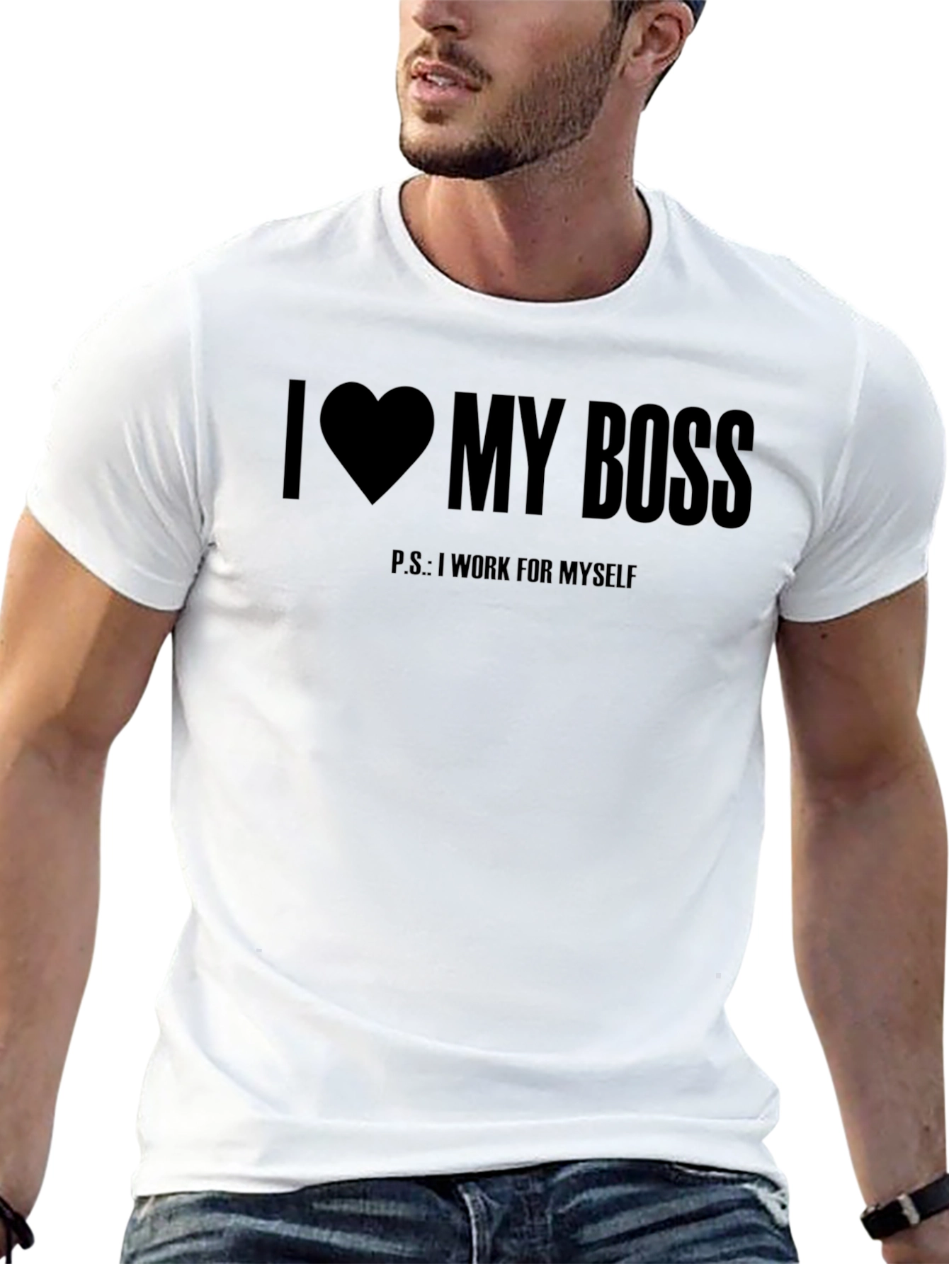 I Heart My Boss Funny T-Shirt