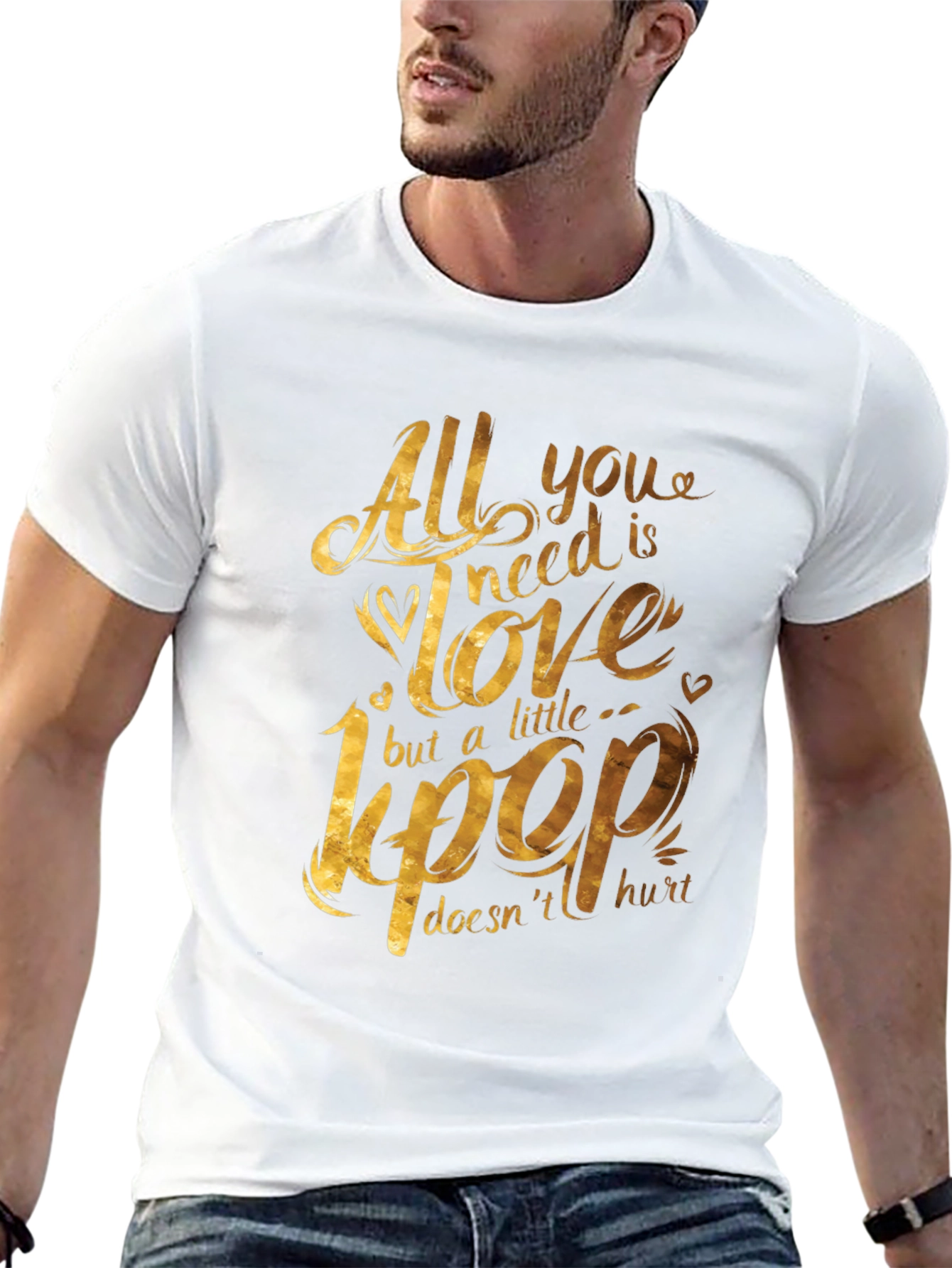 KPOP Love Graphic T-Shirt - Gildan Softstyle
