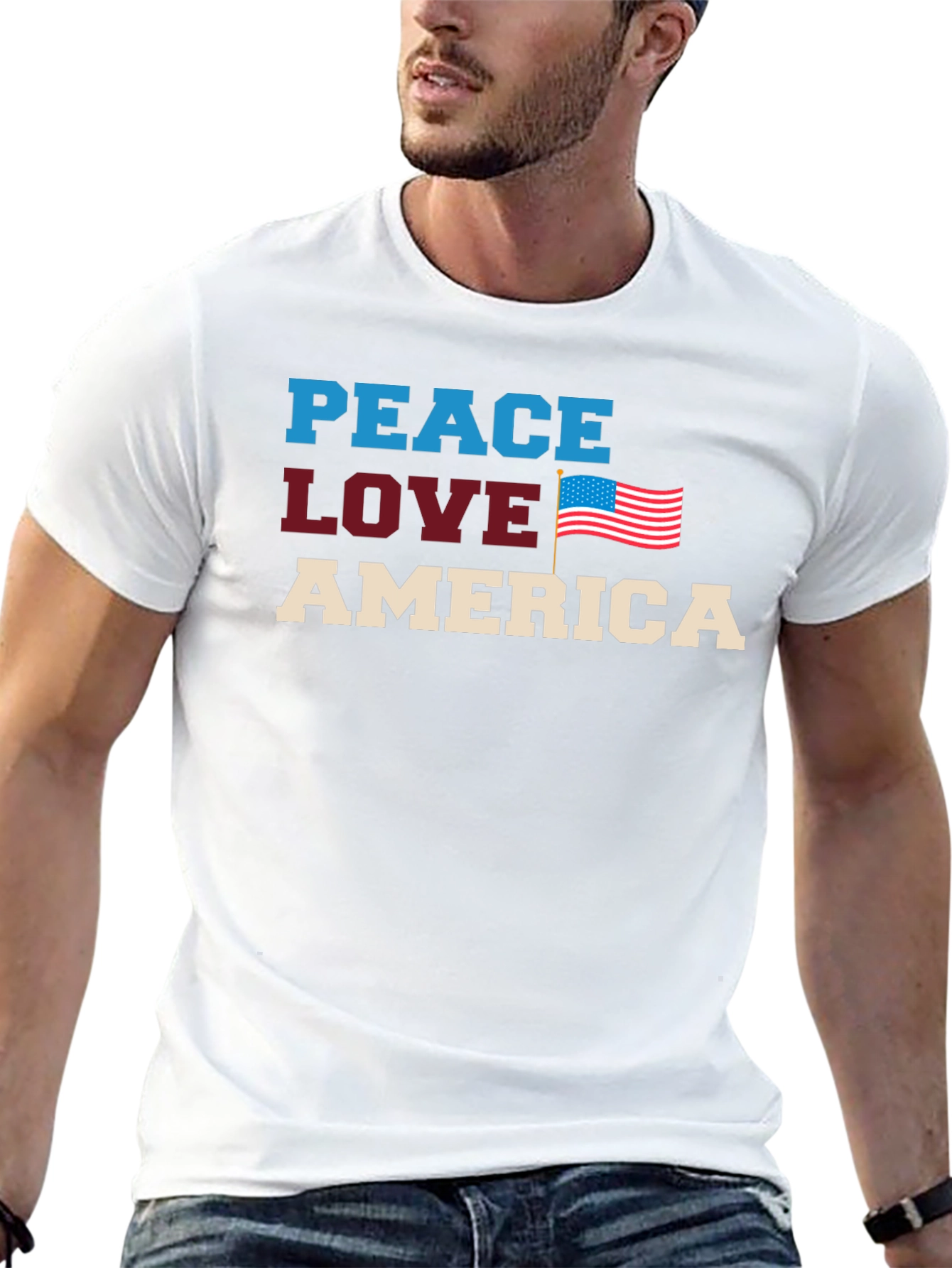 Peace Love America T-Shirt