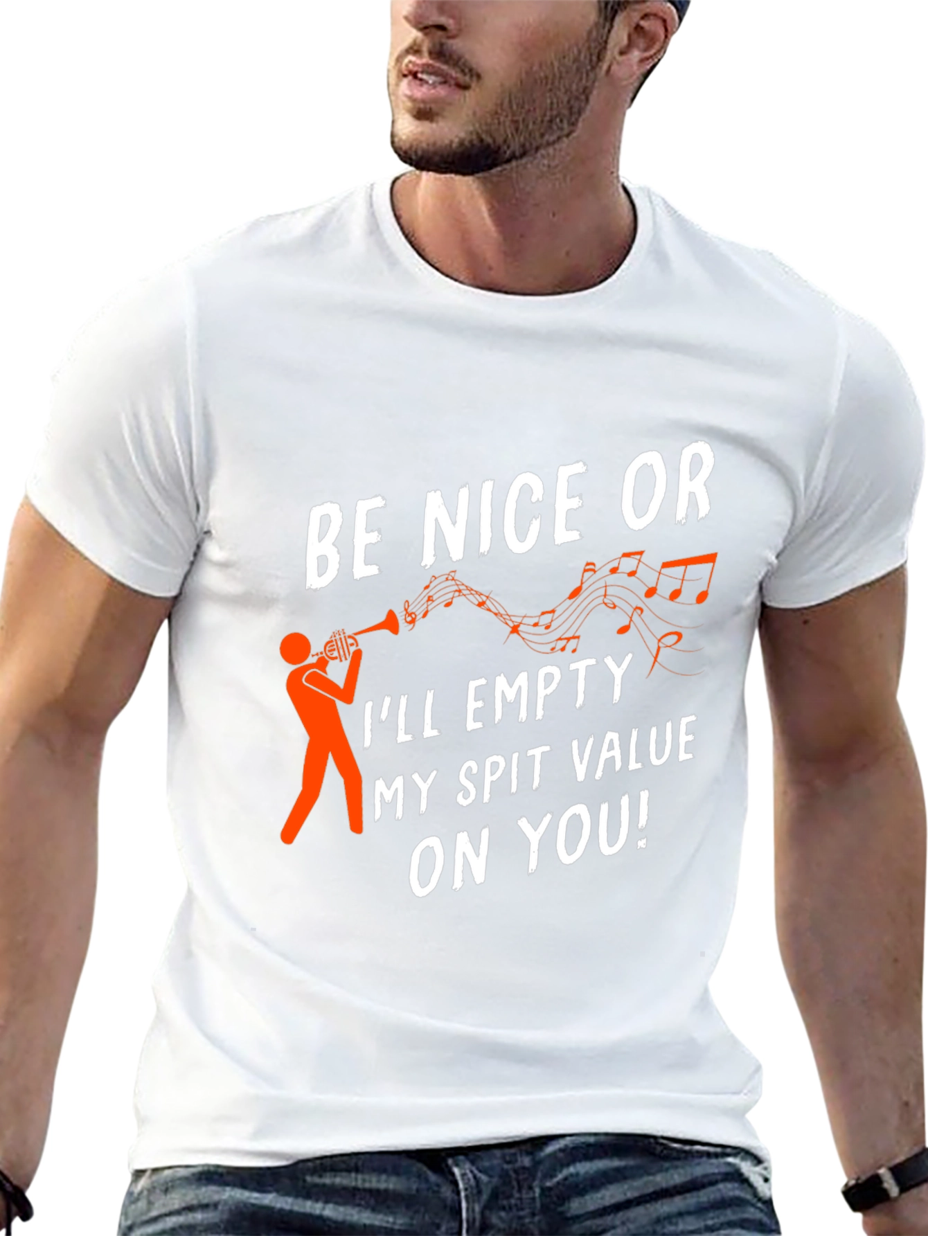 Be Nice Trumpet T-Shirt