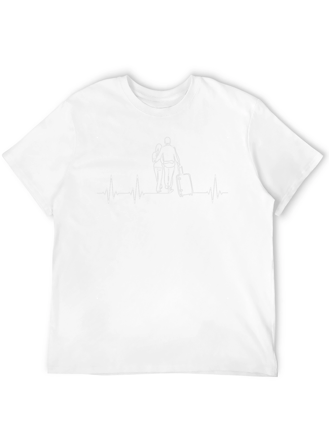 Travel Heartbeat Tee - Romantic Getaway T-Shirt