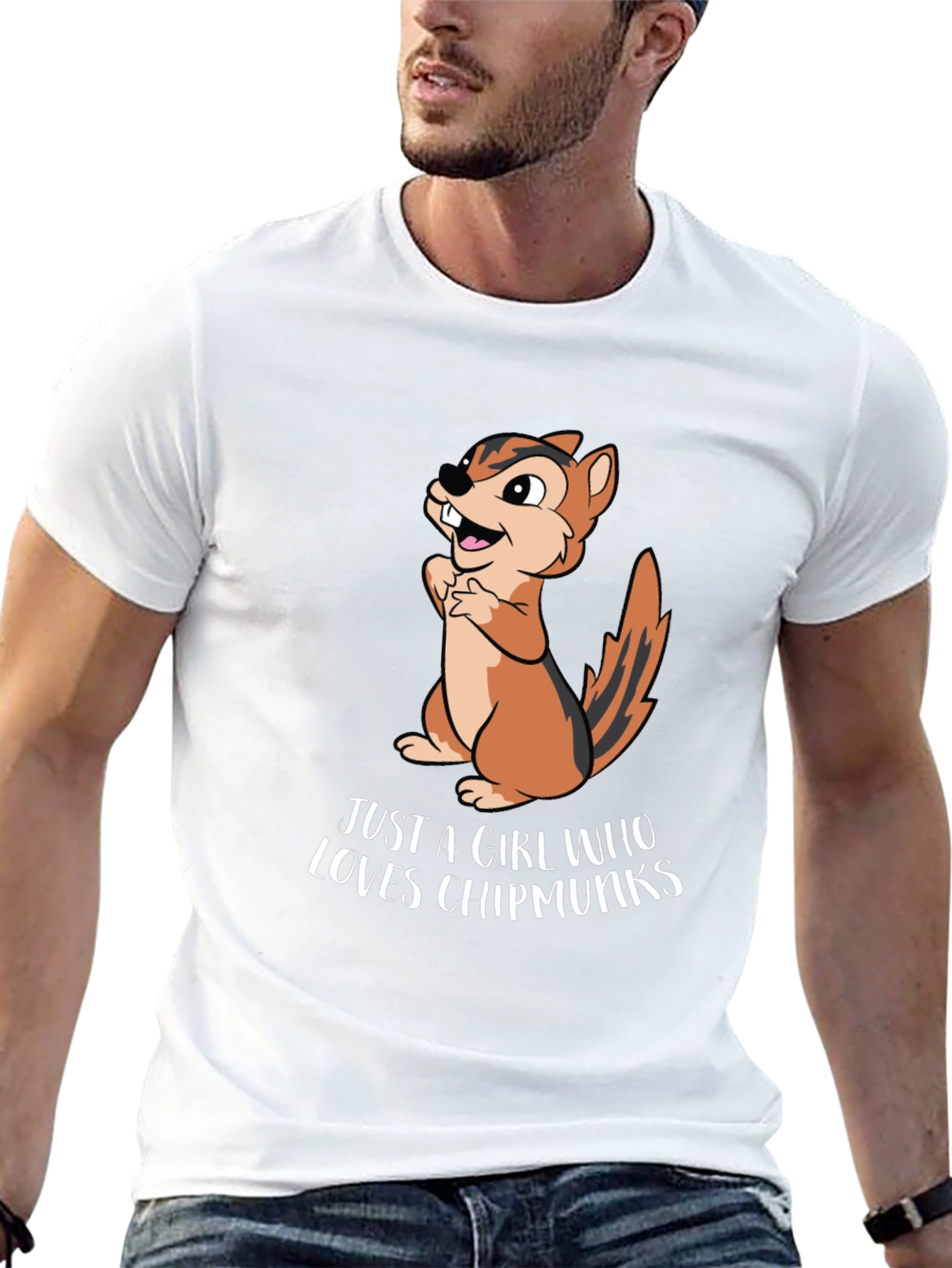 Chipmunk Lovers T-Shirt - Cute Cartoon Design