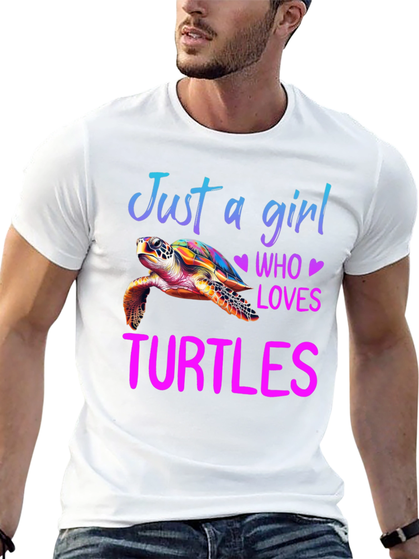 Just a Girl Who Loves Turtles T-Shirt