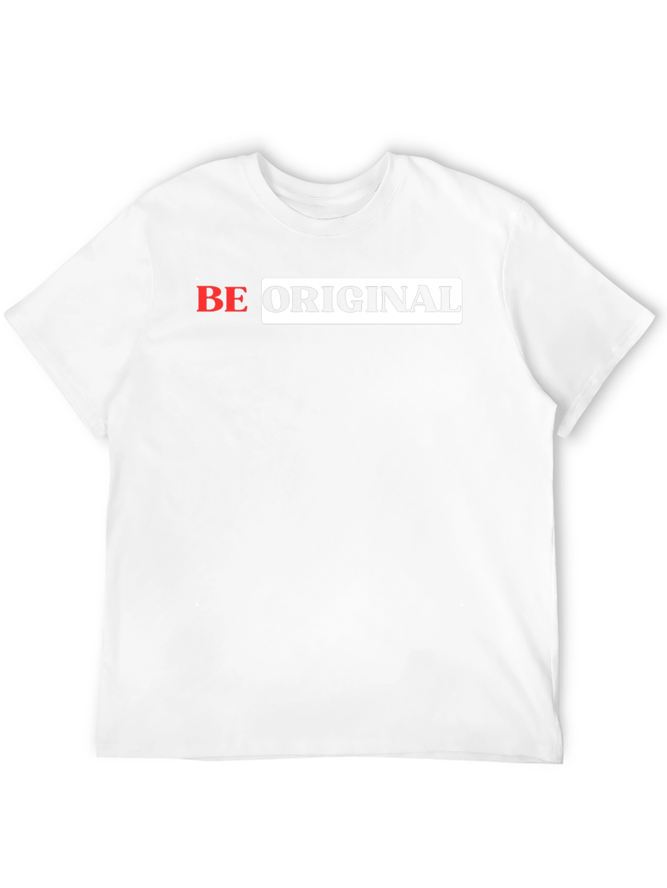 Be Original Graphic T-Shirt - Stylish Black Tee