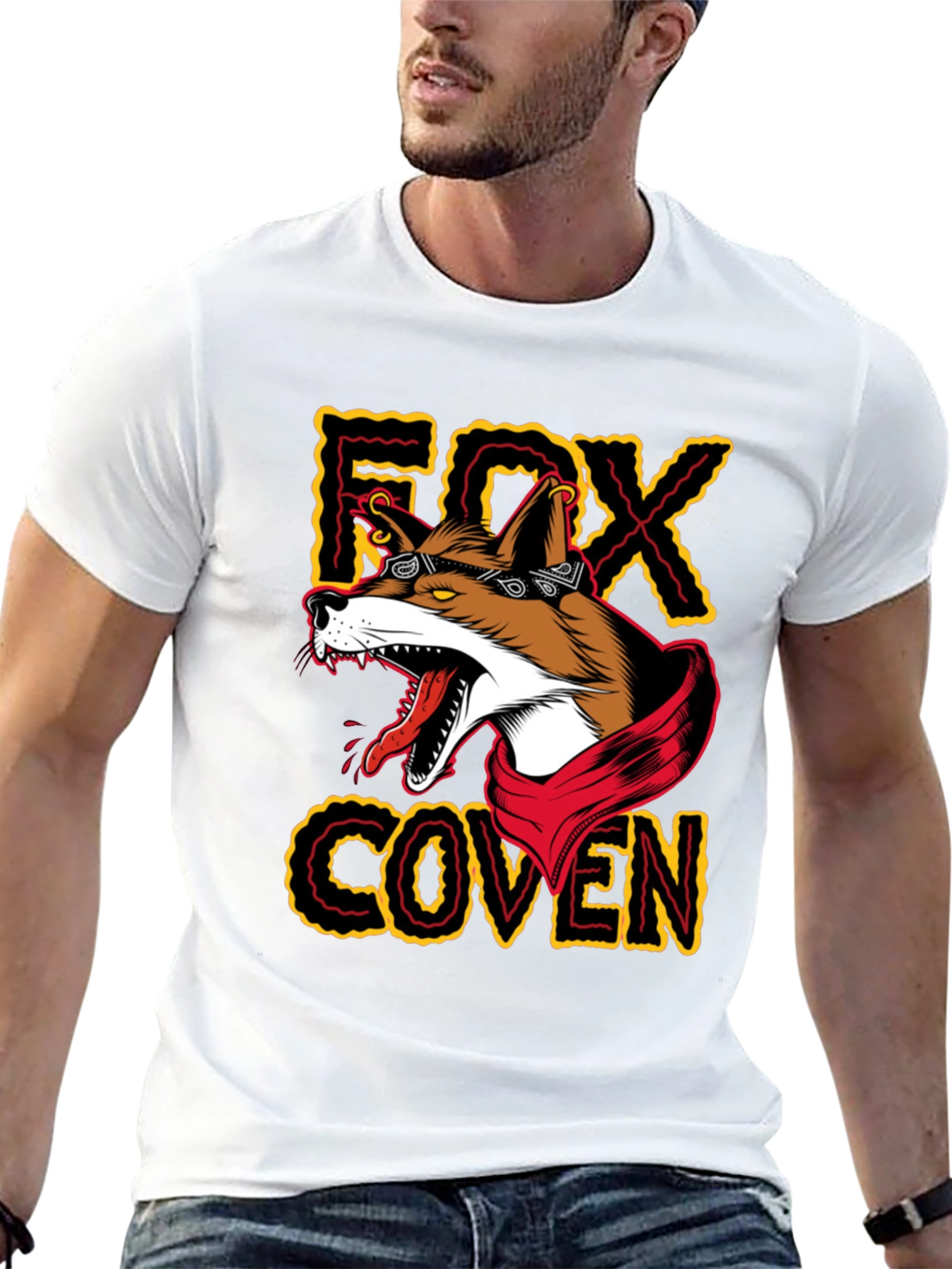 Fox Coven Graphic Tee - Black