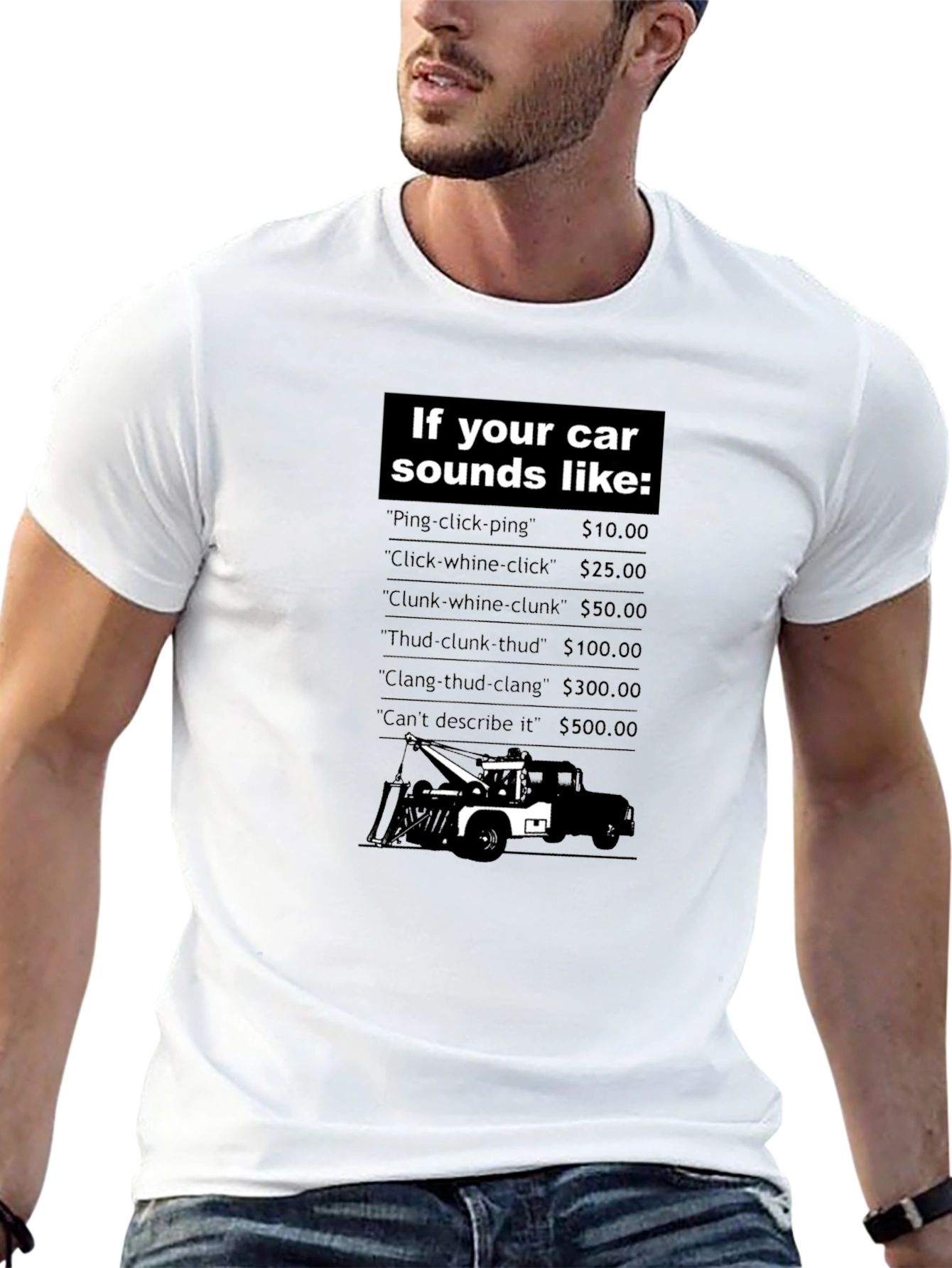 Funny Car Sounds Graphic T-Shirt