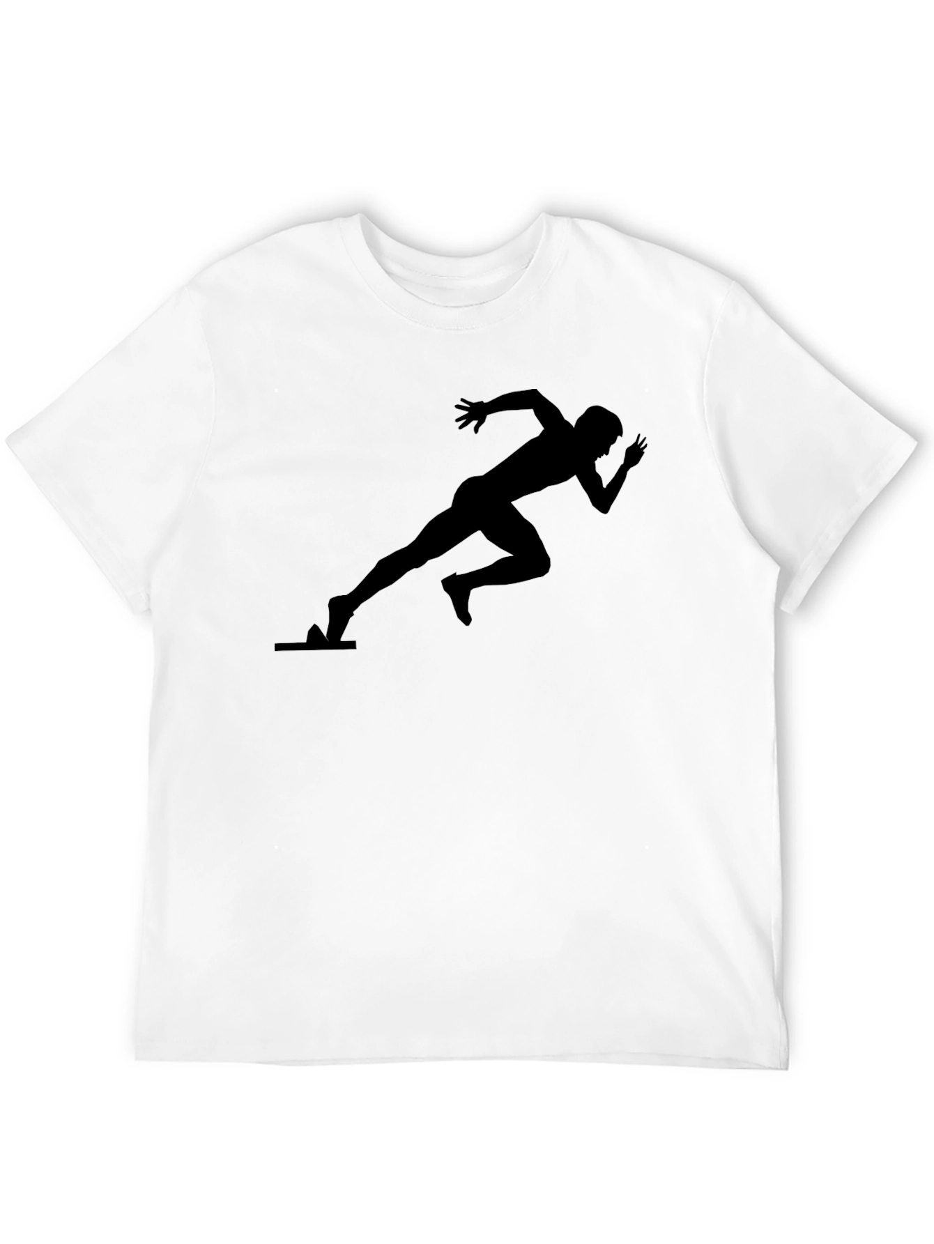 Black Runner T-Shirt - Sprint to Style
