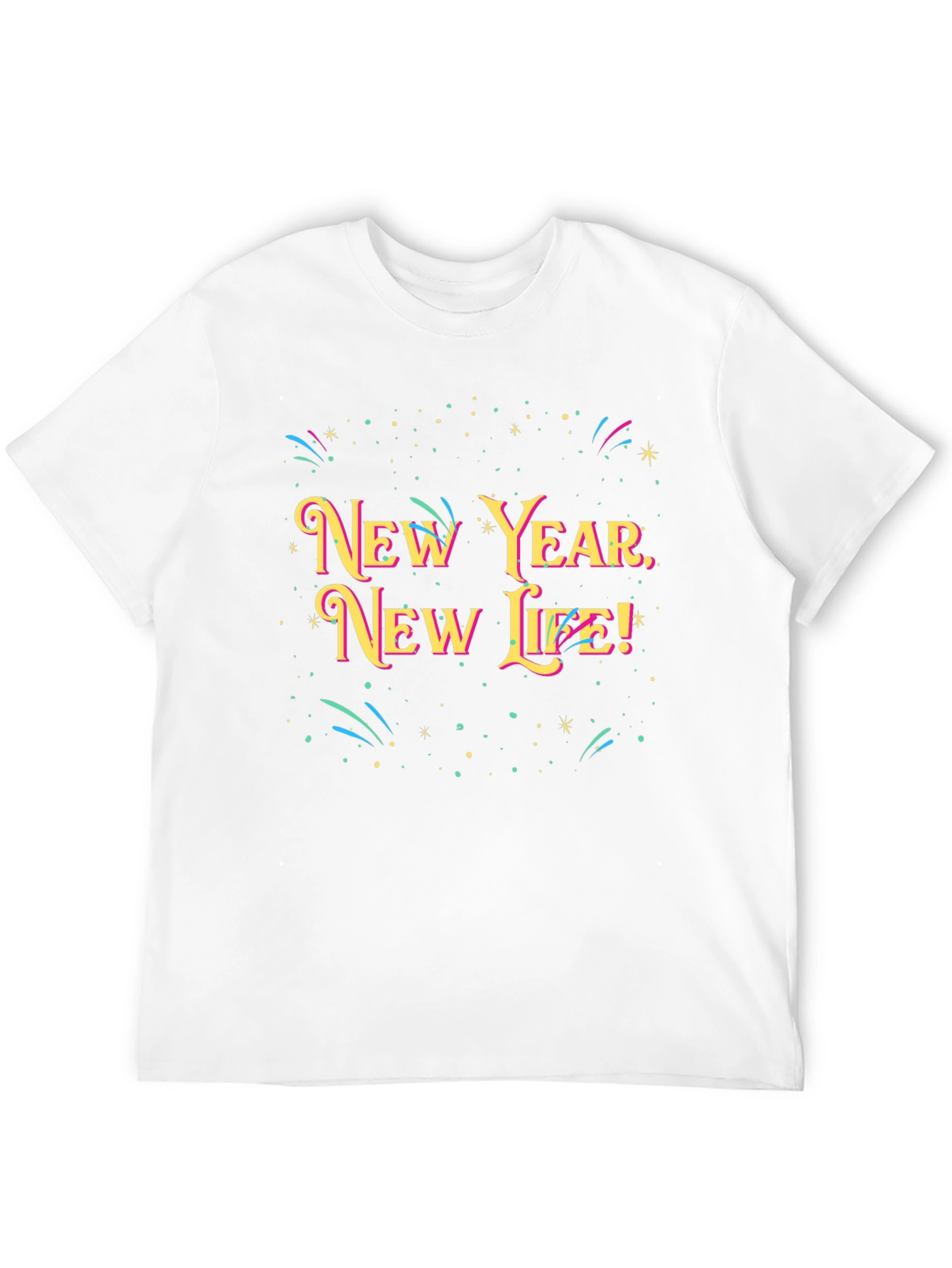 New Year New Life Graphic Tee
