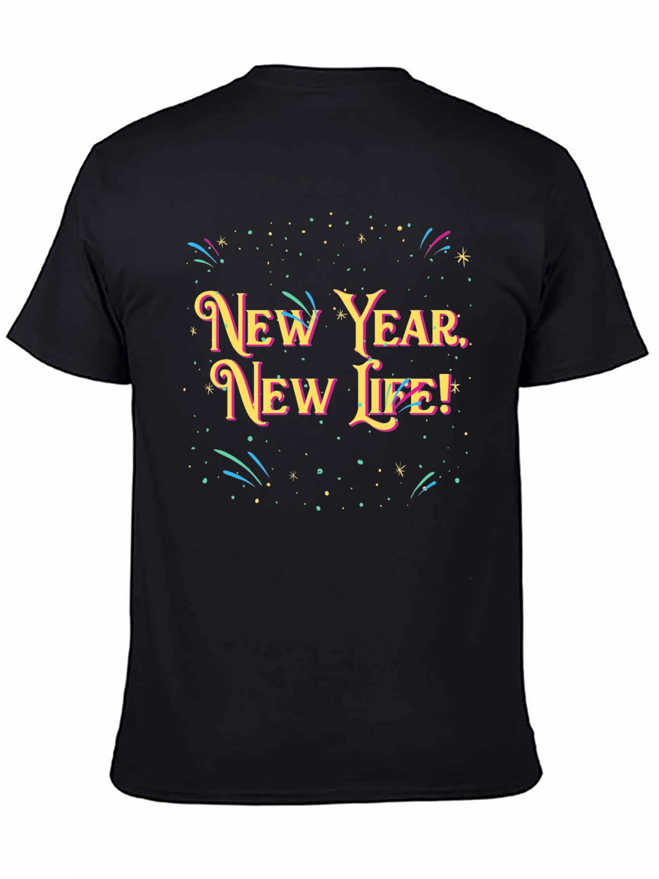 New Year New Life Graphic Tee