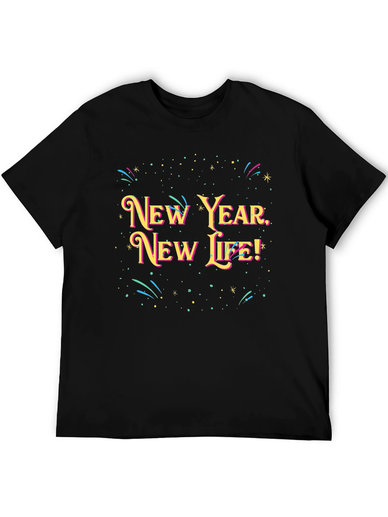 New Year New Life Graphic Tee