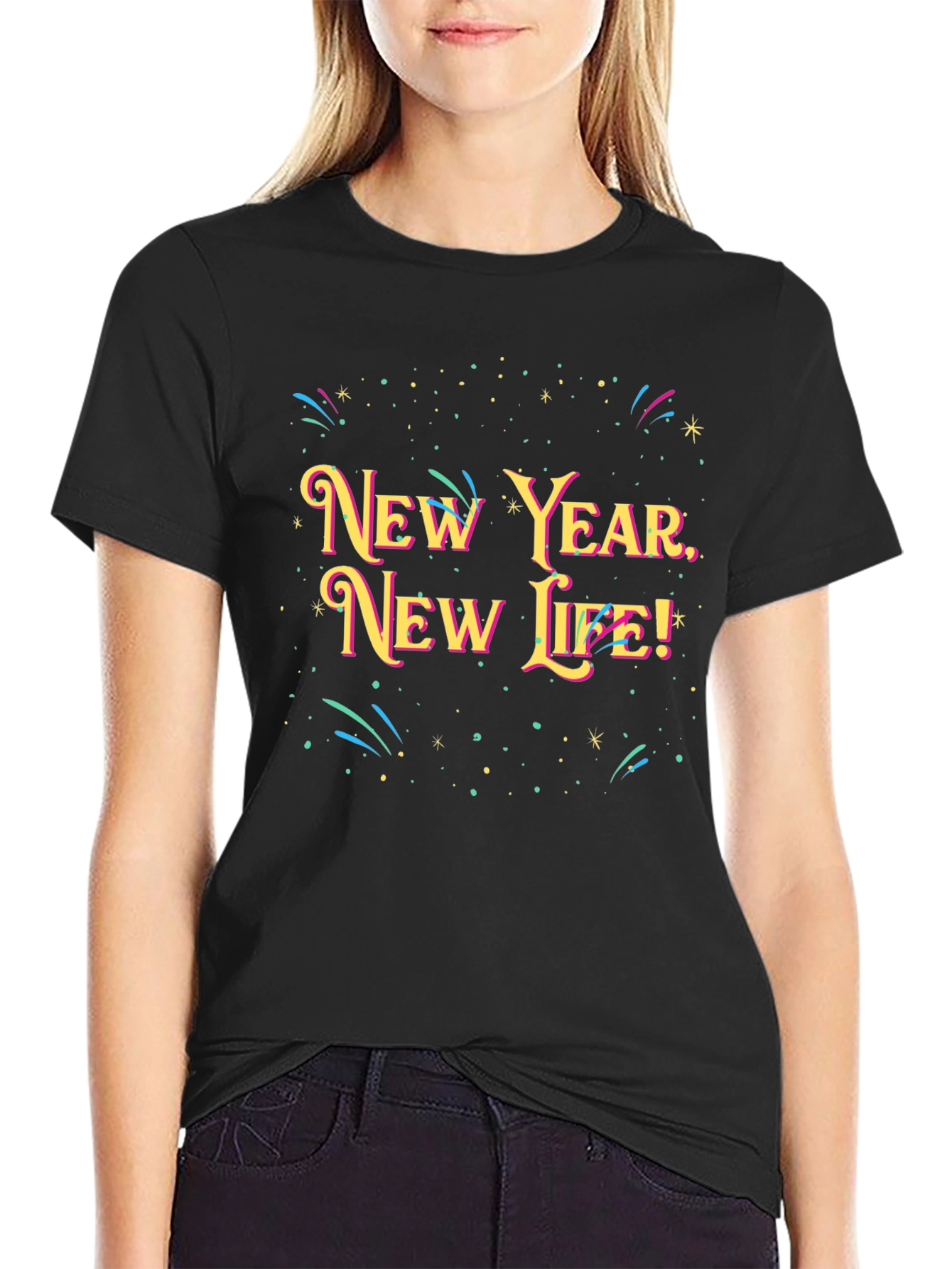 New Year New Life Graphic Tee
